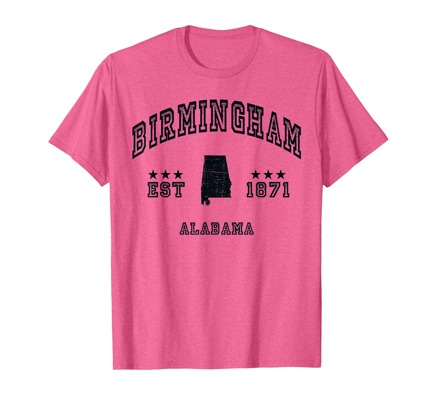 Retro Birmingham Alabama AL Souvenir Sport Throwback T-Shirt