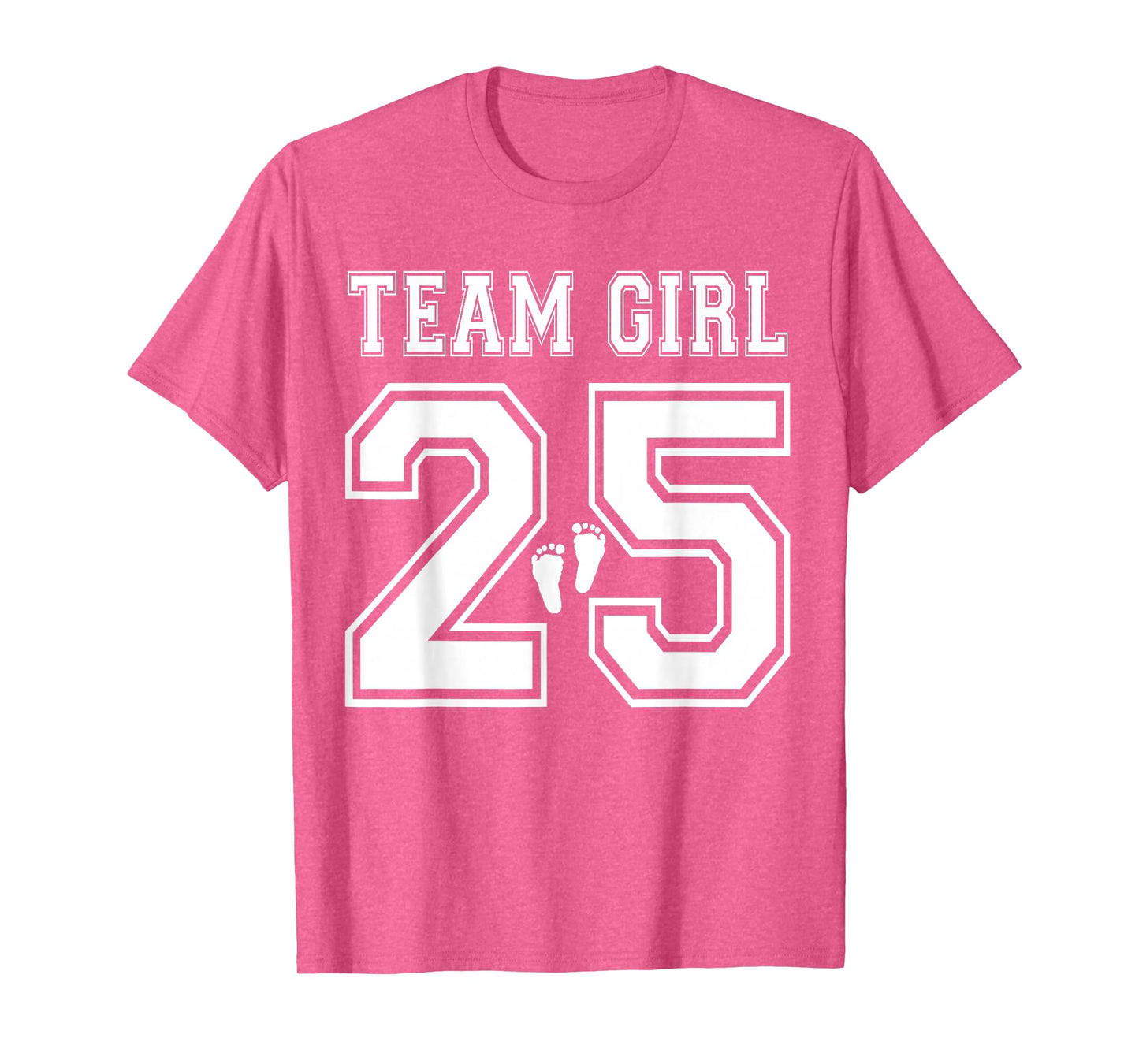 Team Girl 2025 Gender Reveal Girl Baby Shower Adoption T-Shirt