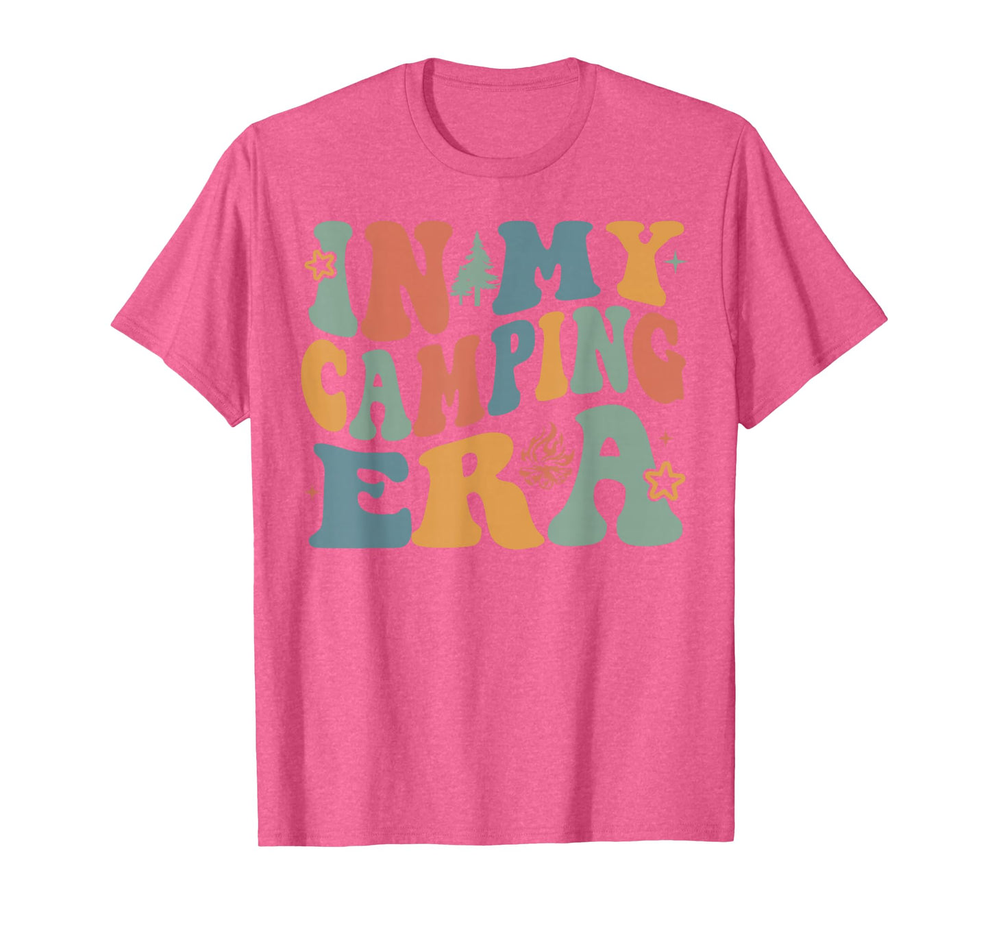 In My Camping Era Happy Camper Camping Trip Men Women Kids T-Shirt