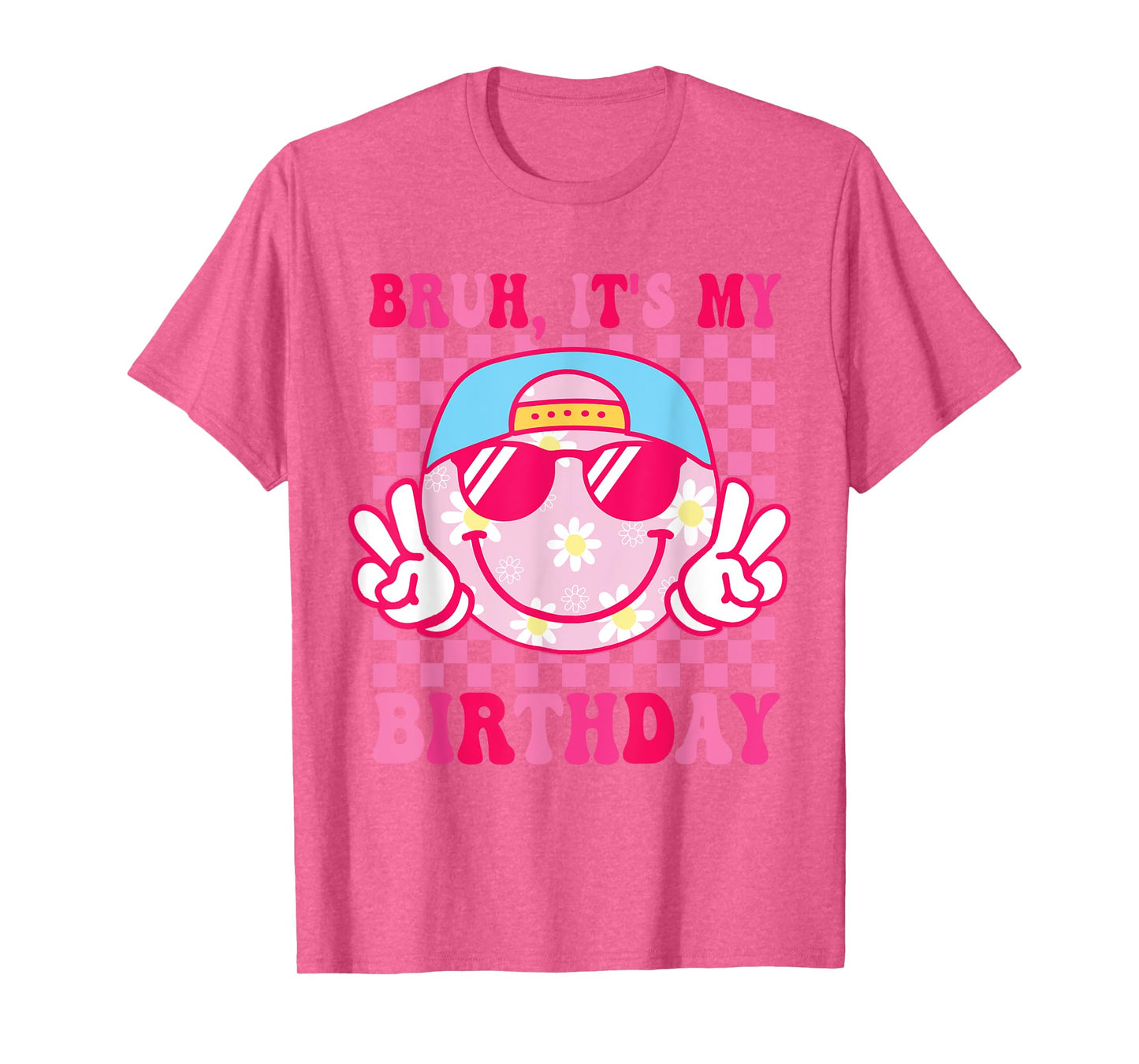 Groovy It's My Birthday Women Teens Girls Kids Bday Party T-Shirt