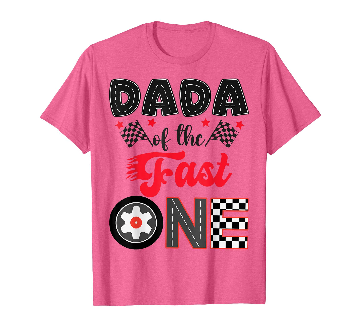 Dada Of The Fast One Car Racing Dad 1St Birthday Boy T-Shirt