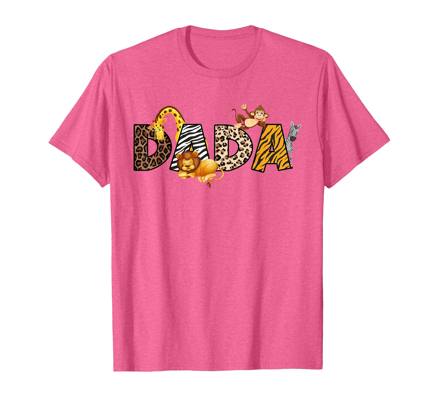 Dada of The Wild One Zoo Birthday Safari Jungle Family T-Shirt