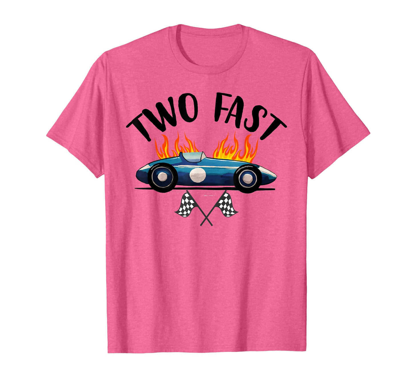 2nd Birthday Two Fast Race Car Second Bday Party Family T-Shirt