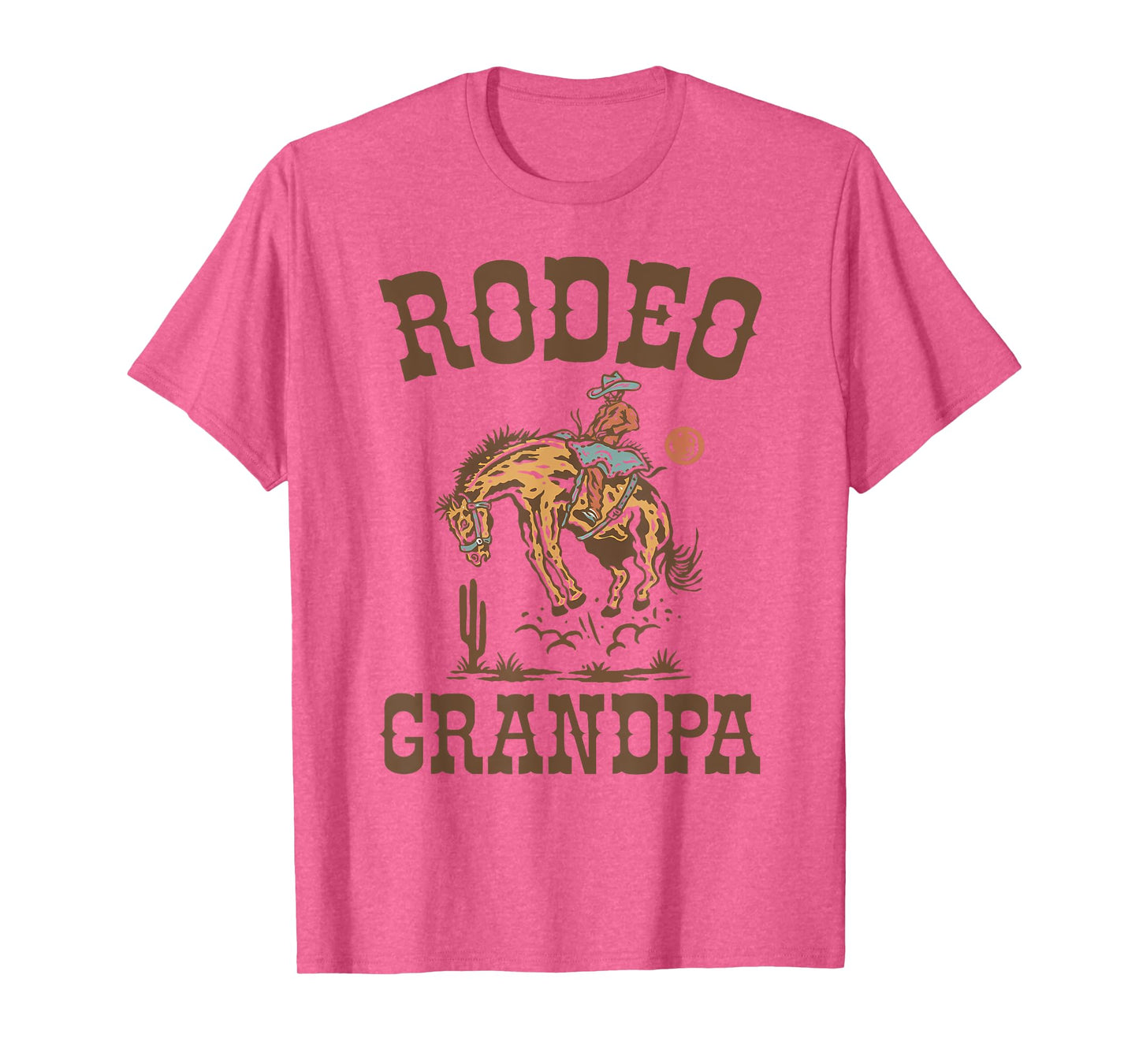 Rodeo Grandpa Cowboy Cowgirl Birthday Family Matching T-Shirt