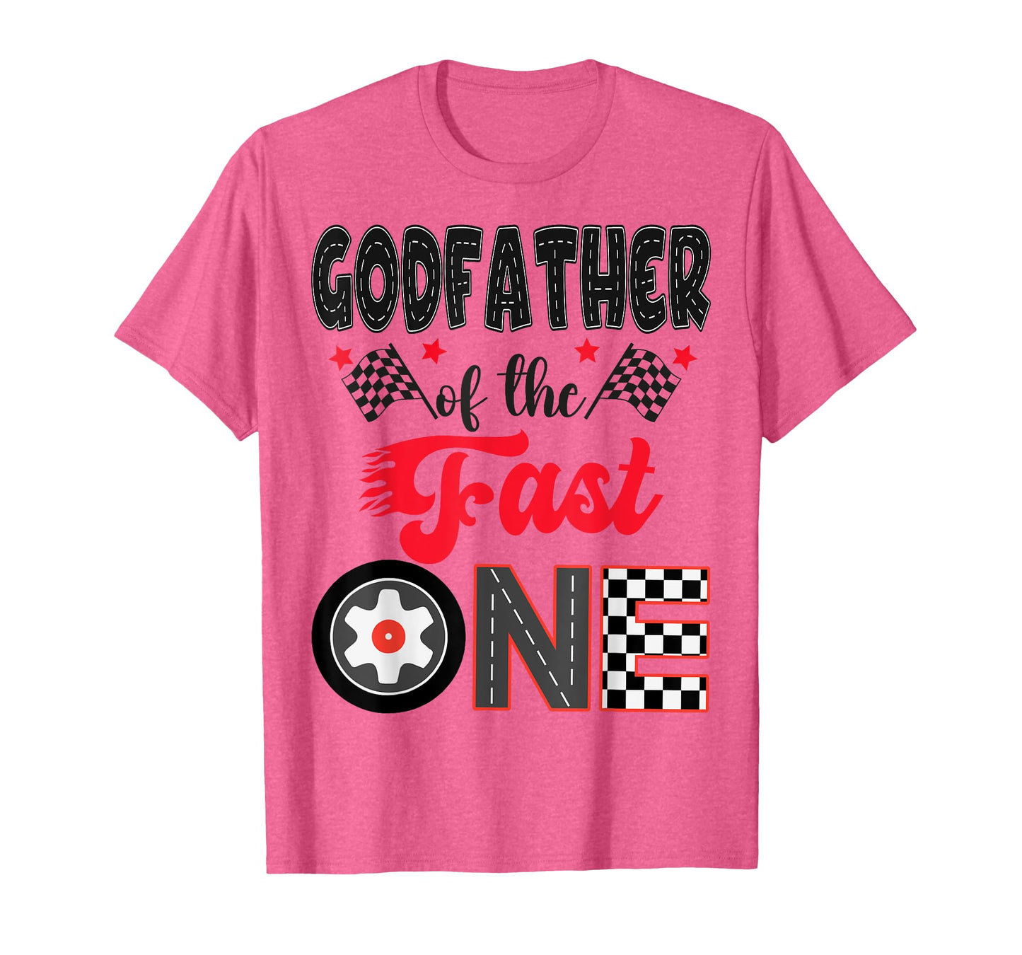GodFather Of The Fast One Car Racing Dad 1St Birthday Boy T-Shirt