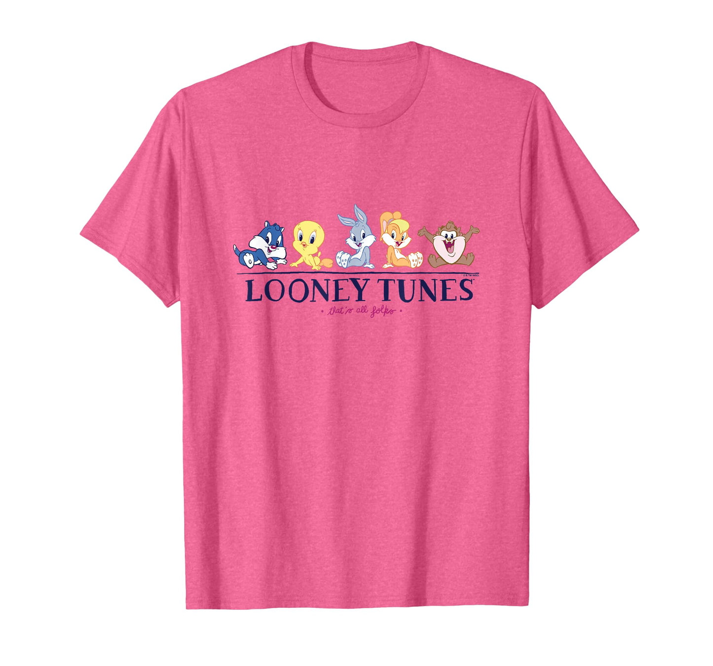 Looney Tunes Baby Looney Tunes That's All Folks Cute Lineup T-Shirt