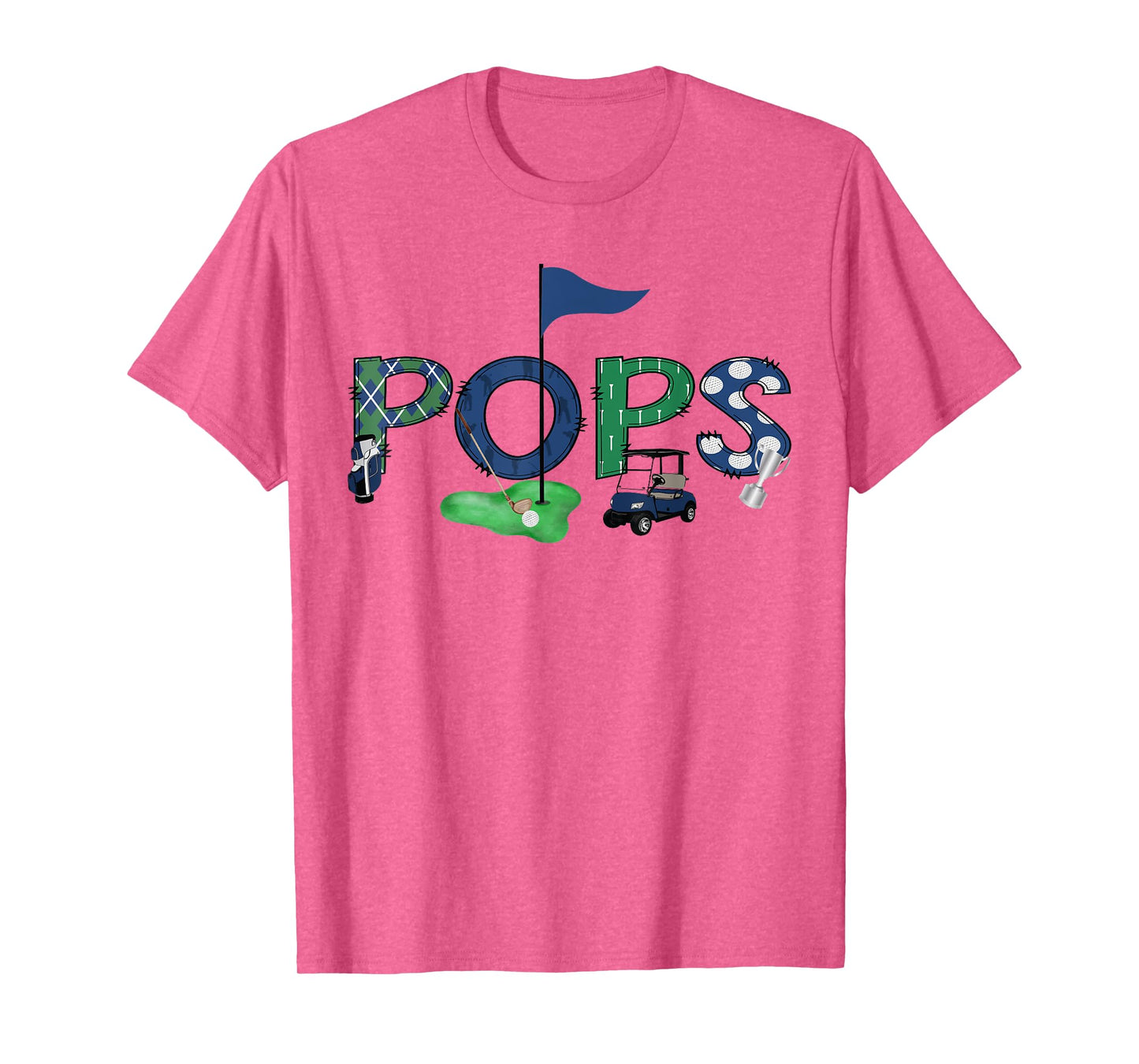 Pops Of The Birthday Boy Hole in One Golf Sport Matching T-Shirt