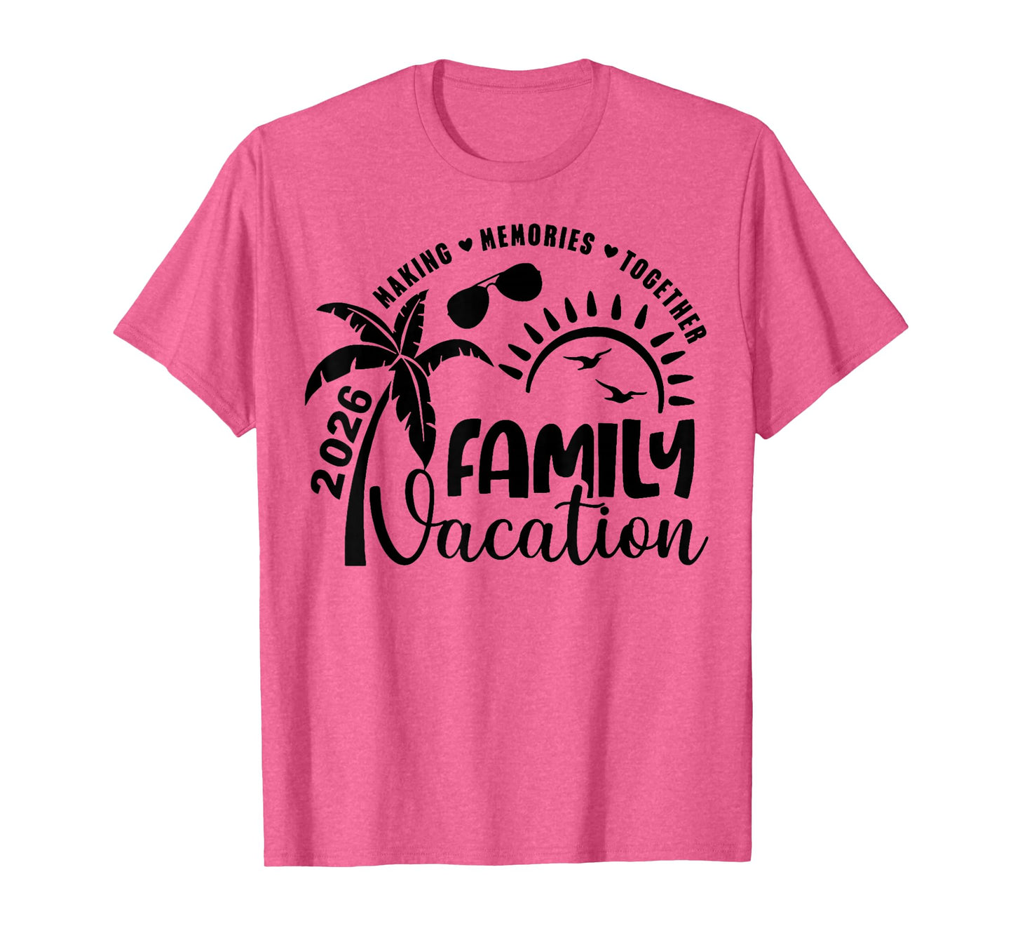 Family Vacation 2026 Beach Matching Family Summer Vacation T-Shirt