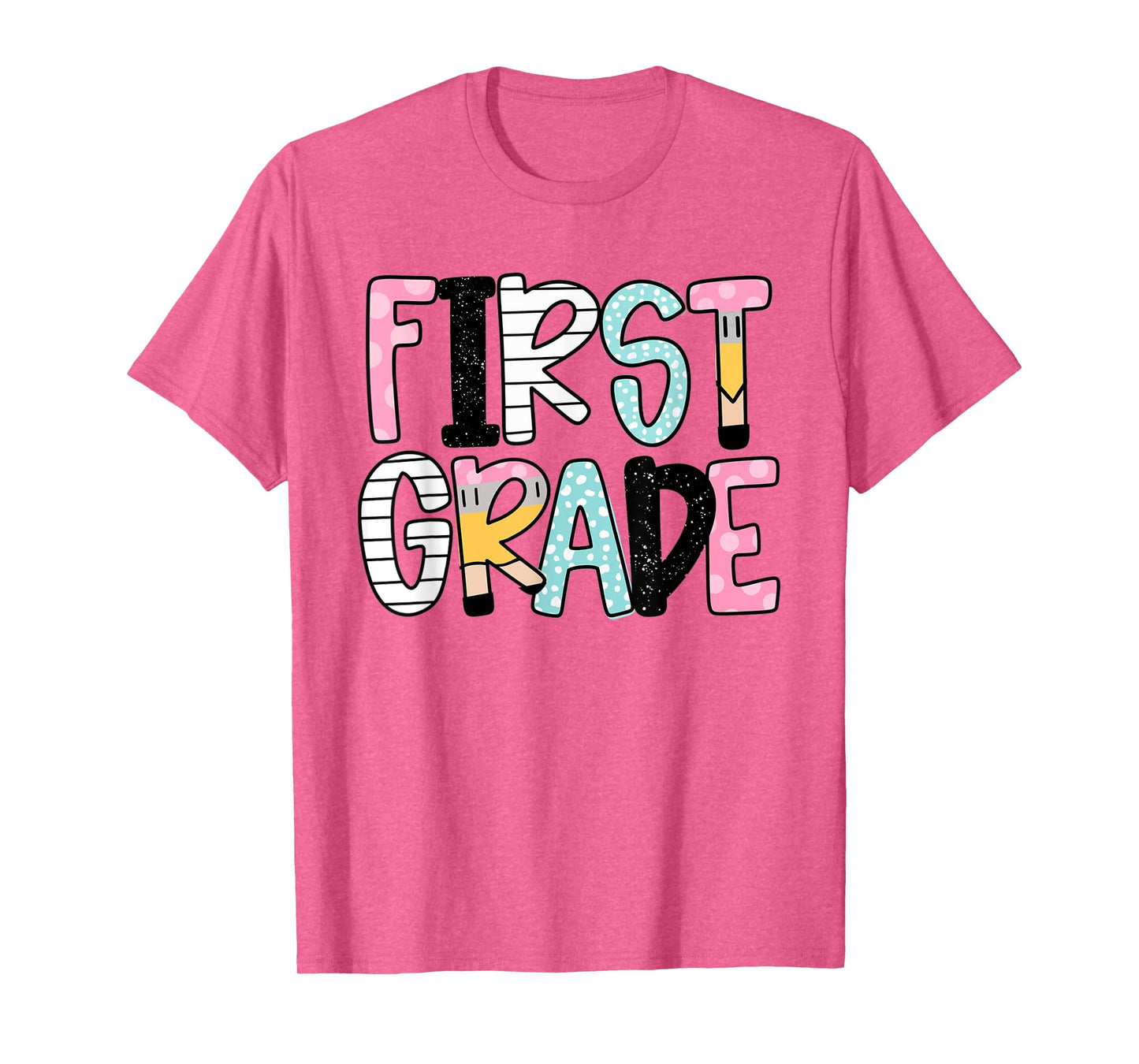 First Grade Retro Back To School Teacher First Day of School T-Shirt