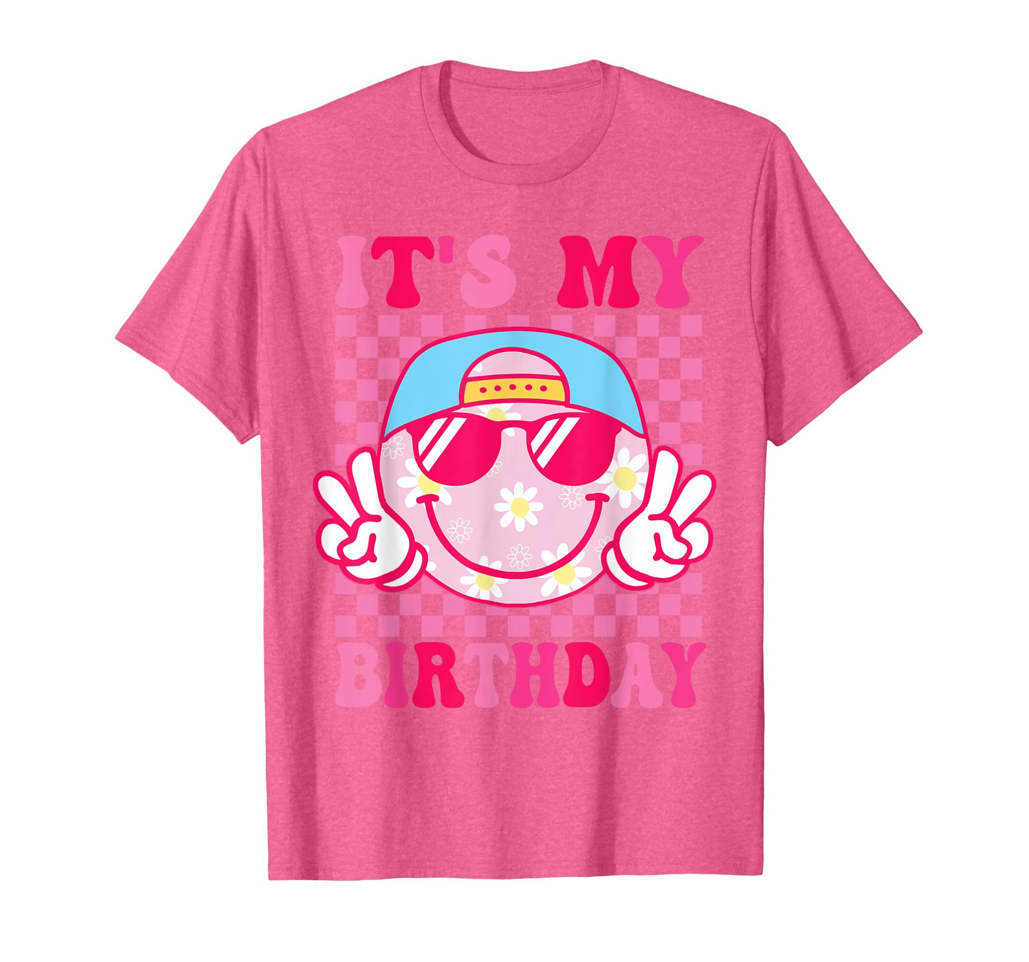 Groovy It's My Birthday Women Teens Girls Kids Bday Party T-Shirt