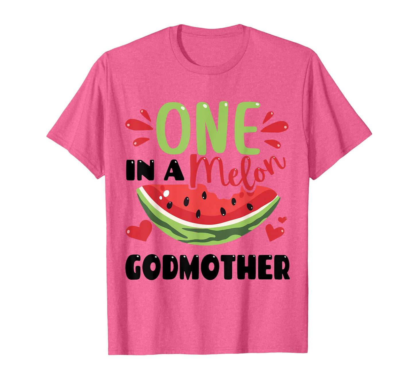 One in a Melon Godmother Summer Birthday Matching Group T-Shirt for Men Women Kids
