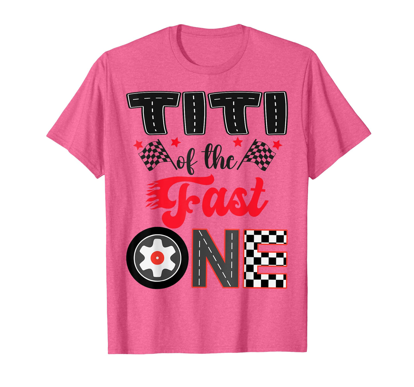 Titi Of The Fast One Car Racing Dad 1St Birthday Boy T-Shirt