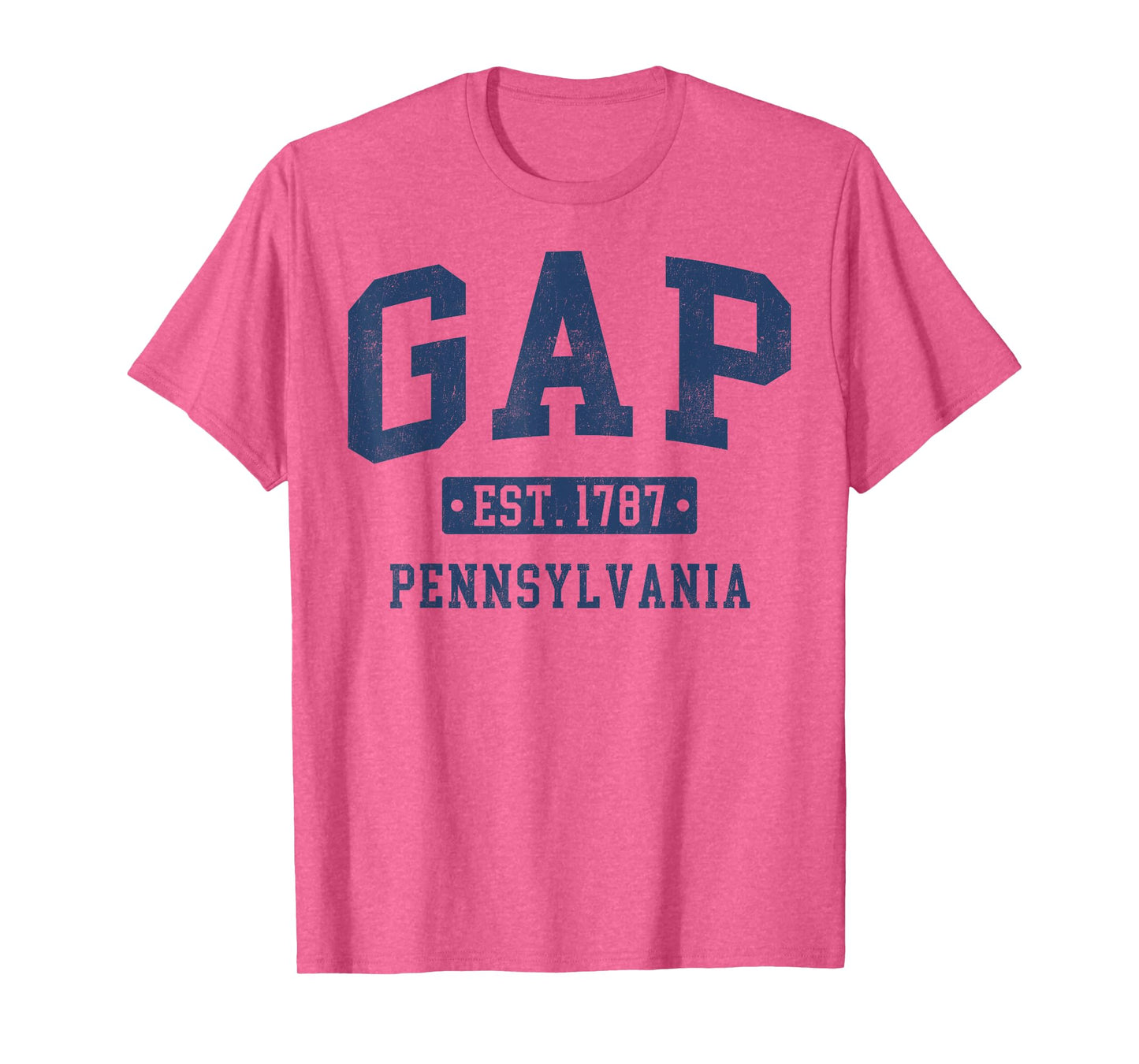 Gap Pennsylvania PA Vintage Athletic Sports For Men Women T-Shirt