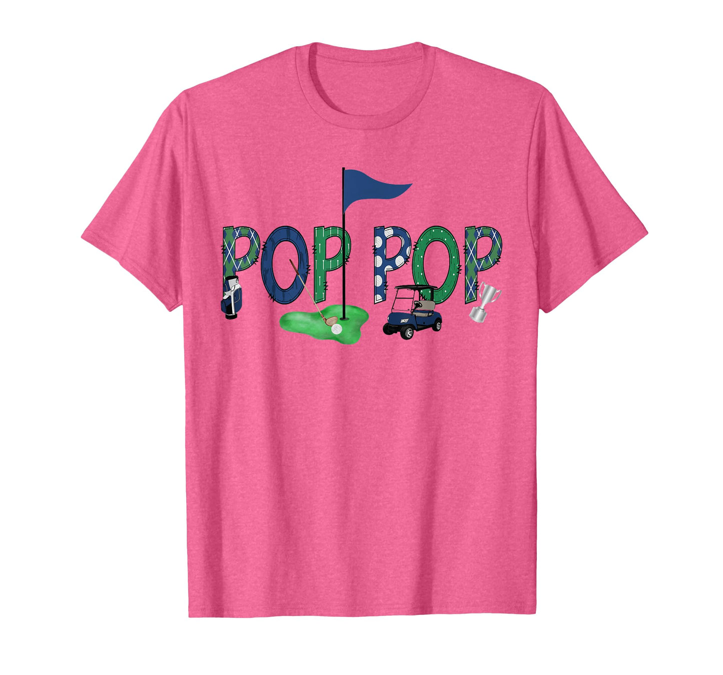 Pop Pop Of The Birthday Boy Hole in One Golf Sport Matching T-Shirt