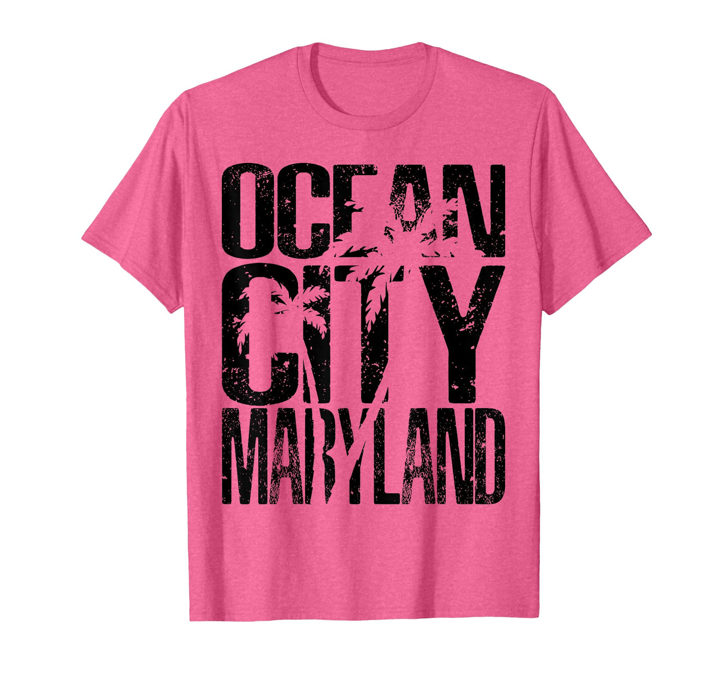 OCMD Ocean City Maryland retro vintage palm tree T-Shirt