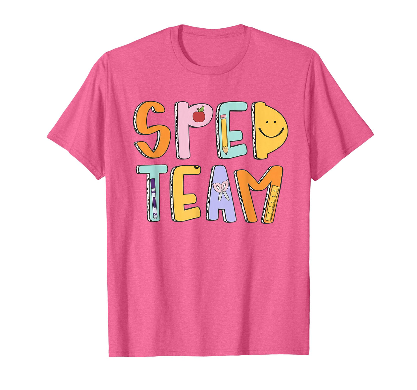 Women Special Education Teacher Back To School SPED Team T-Shirt