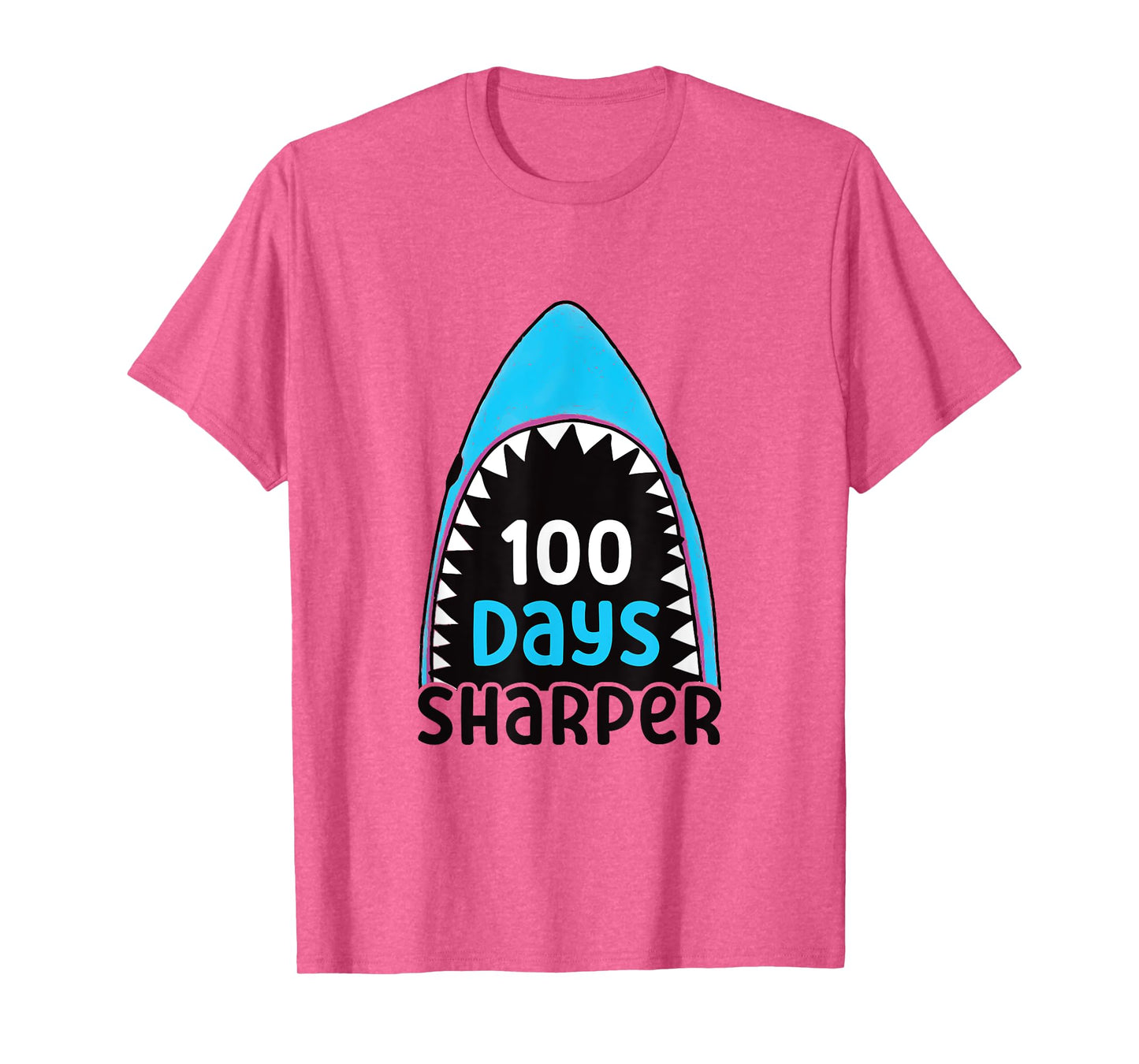 100 Days Sharper Boys Shark 100th Day of School T-Shirt