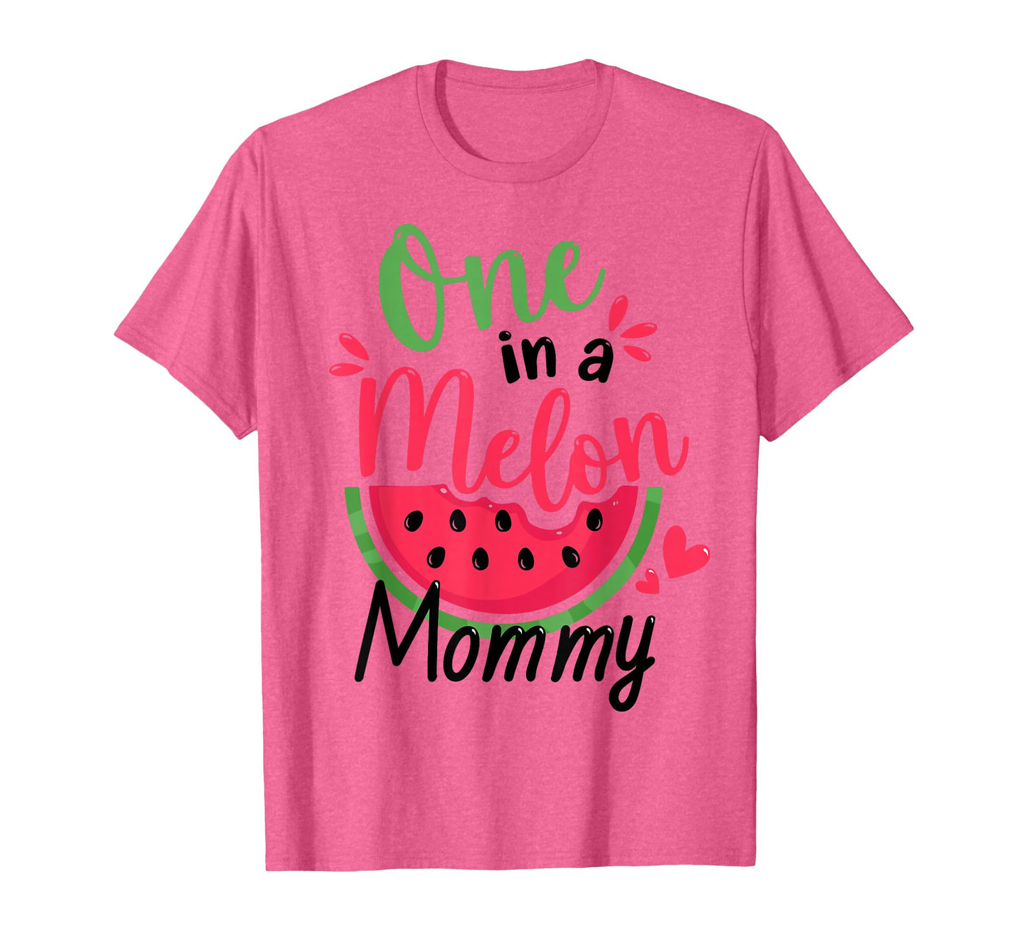 One in a Melon Mommy 1st Birthday Party Family Matching T-Shirt