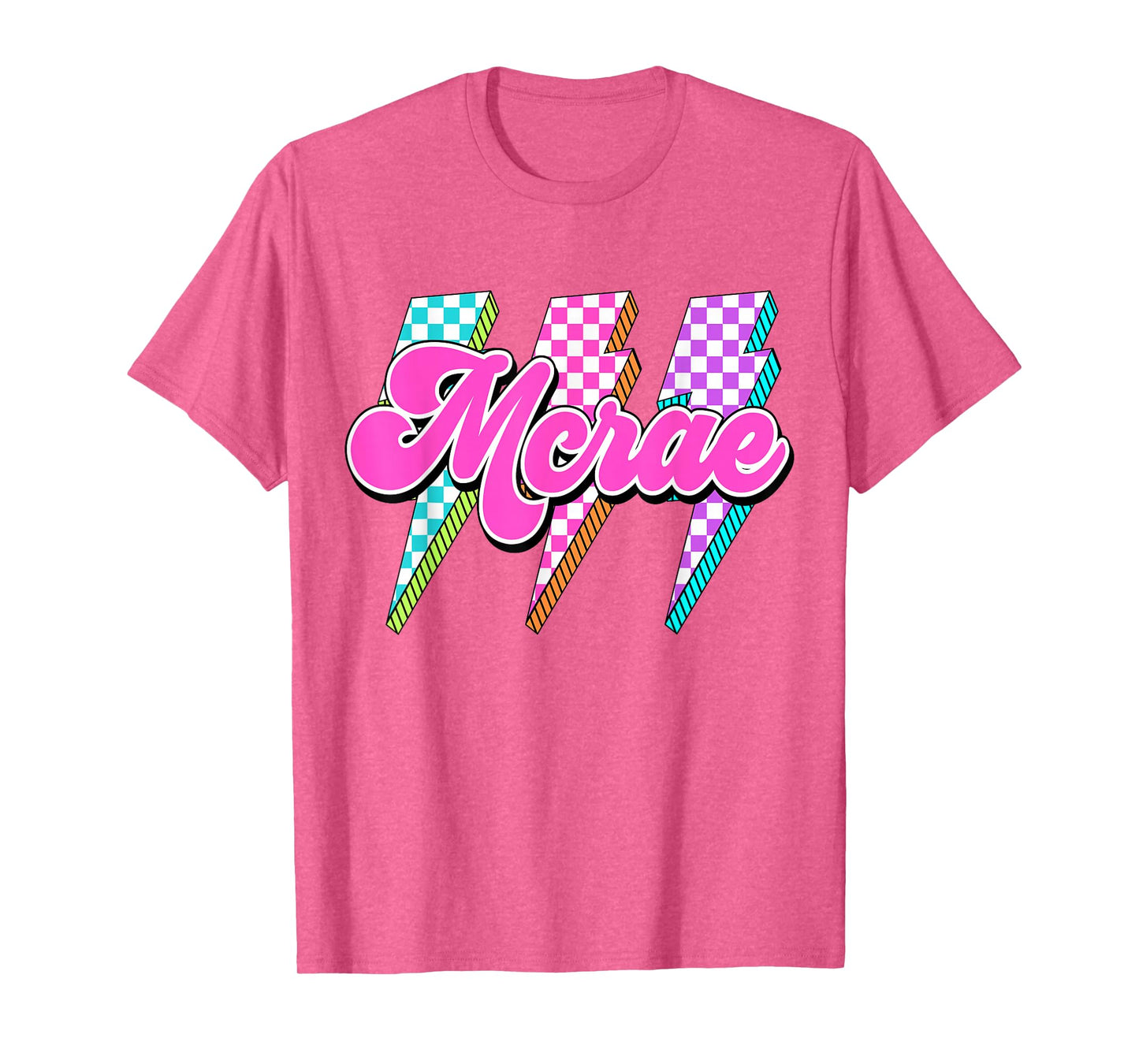McRae Checkered I Love McRae 80's Vintage T-Shirt