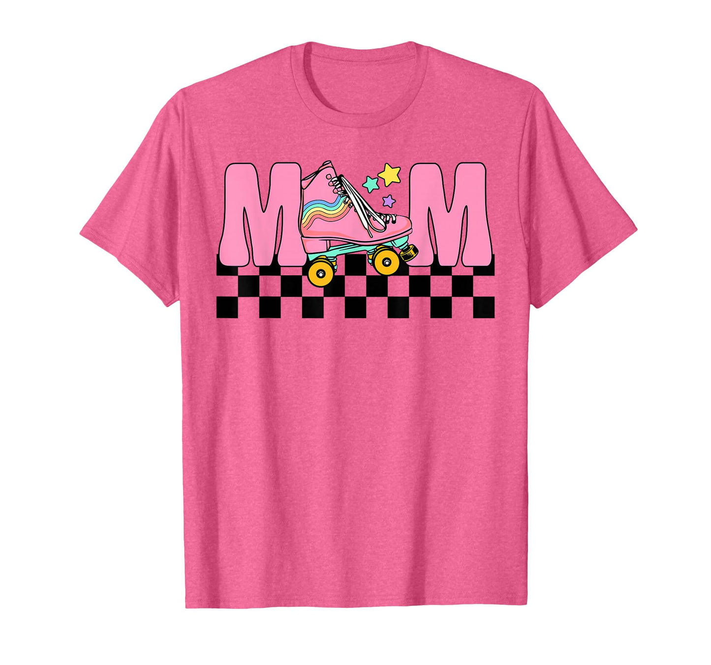 Mom Rolling Into Birthday Roller Skating Family Matching T-Shirt