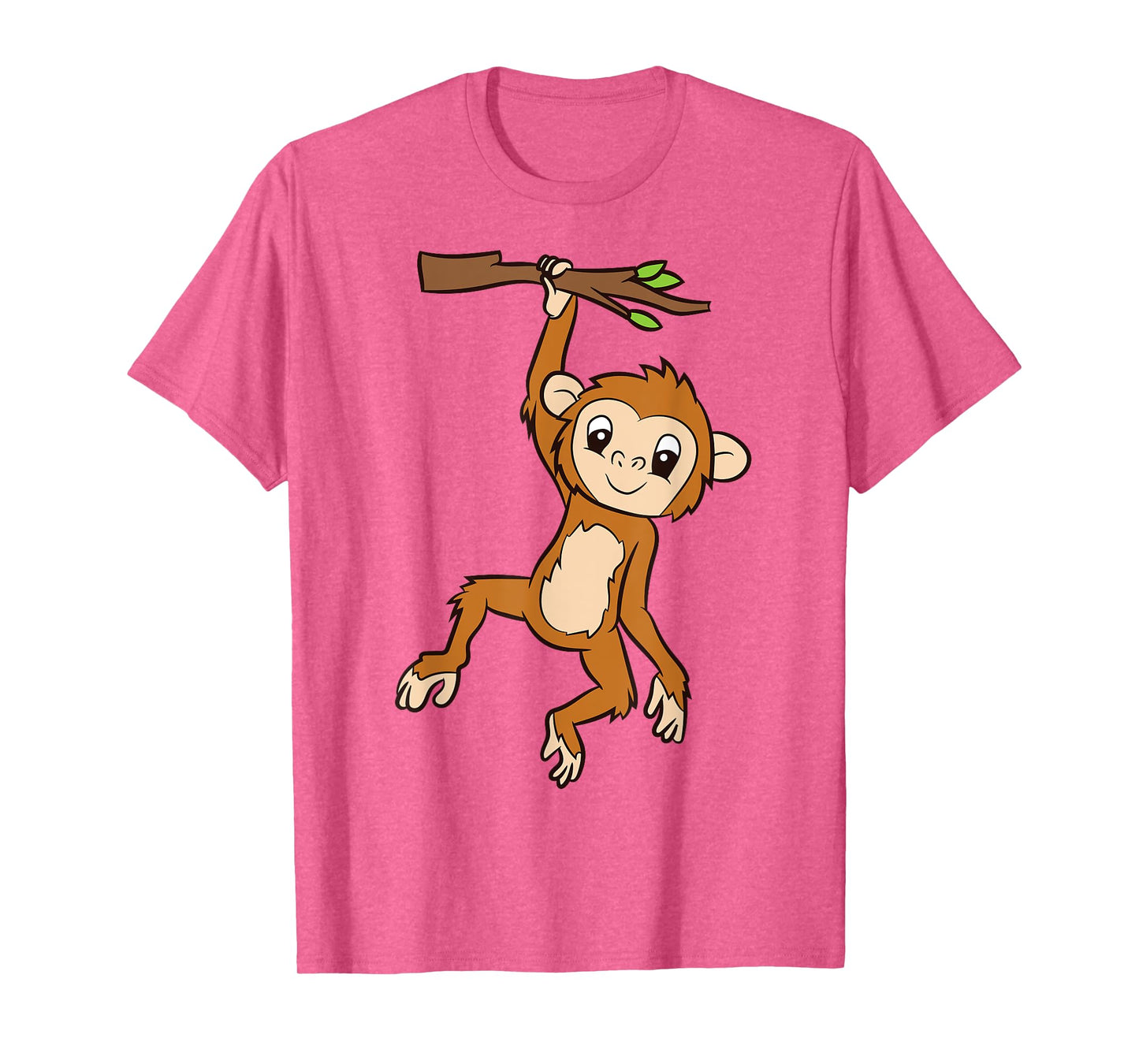 Monkey Hanging On Branch Ape Monkey T-Shirt