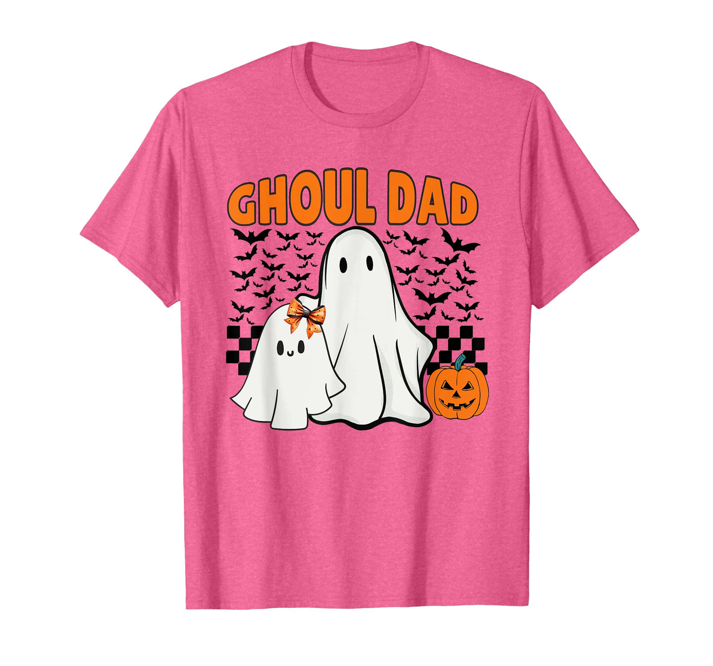 Ghoul Dad Halloween Ghost Spooky Season Retro Daddy T-Shirt