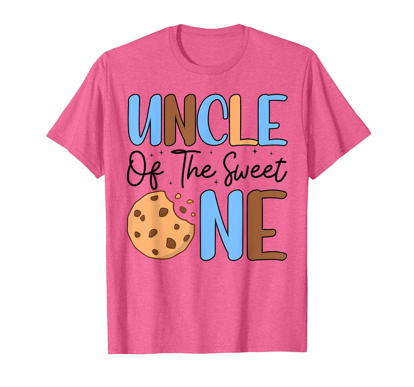 Uncle Of The Sweet One Cookies & Milk 1st Birthday Family T-Shirt