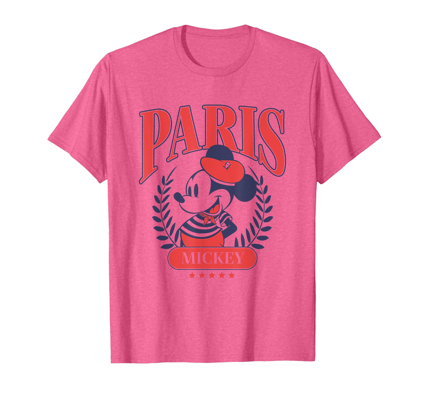 Disney Mickey And Friends Iconic Parisian Mickey Chest Logo T-Shirt