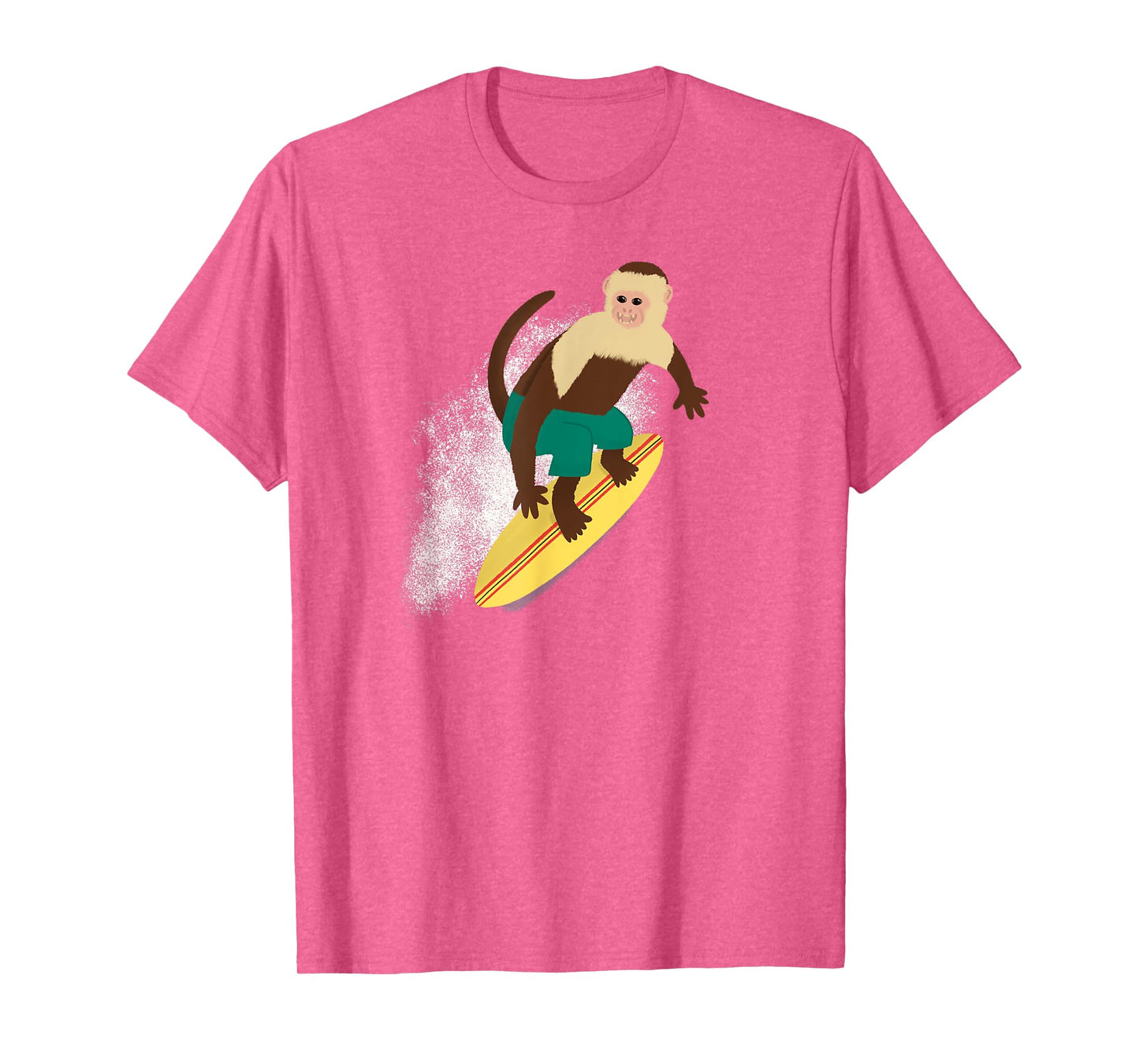 Cute Surfing Capuchin Monkey T-Shirt