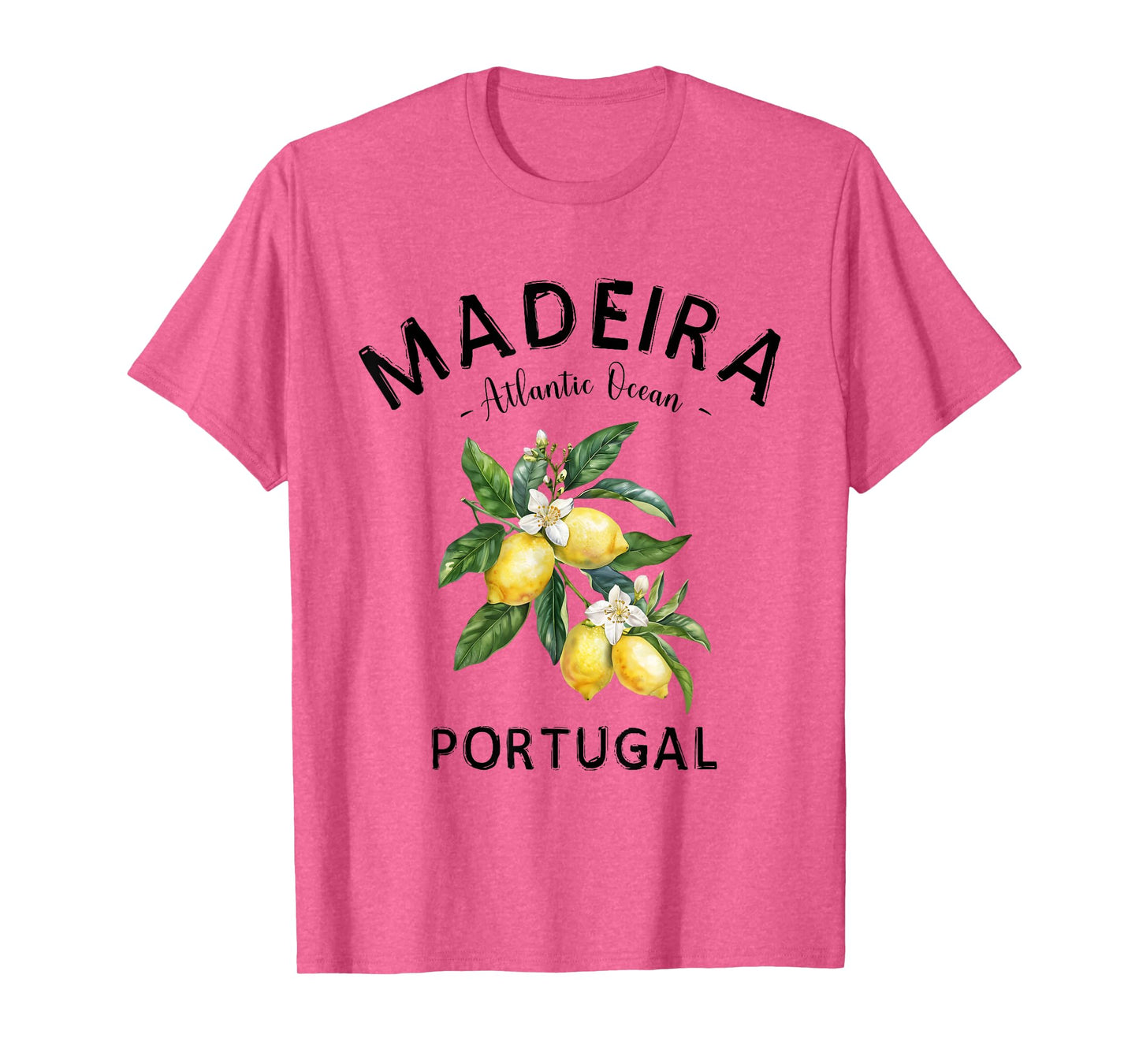Madeira Island Lemon Art Portugese Fruit Portugal Souvenir T-Shirt