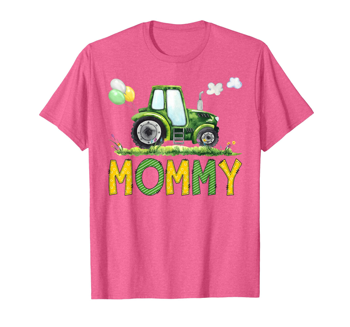 Mommy of The Birthday Boy Tractor Farm Truck Matching T-Shirt
