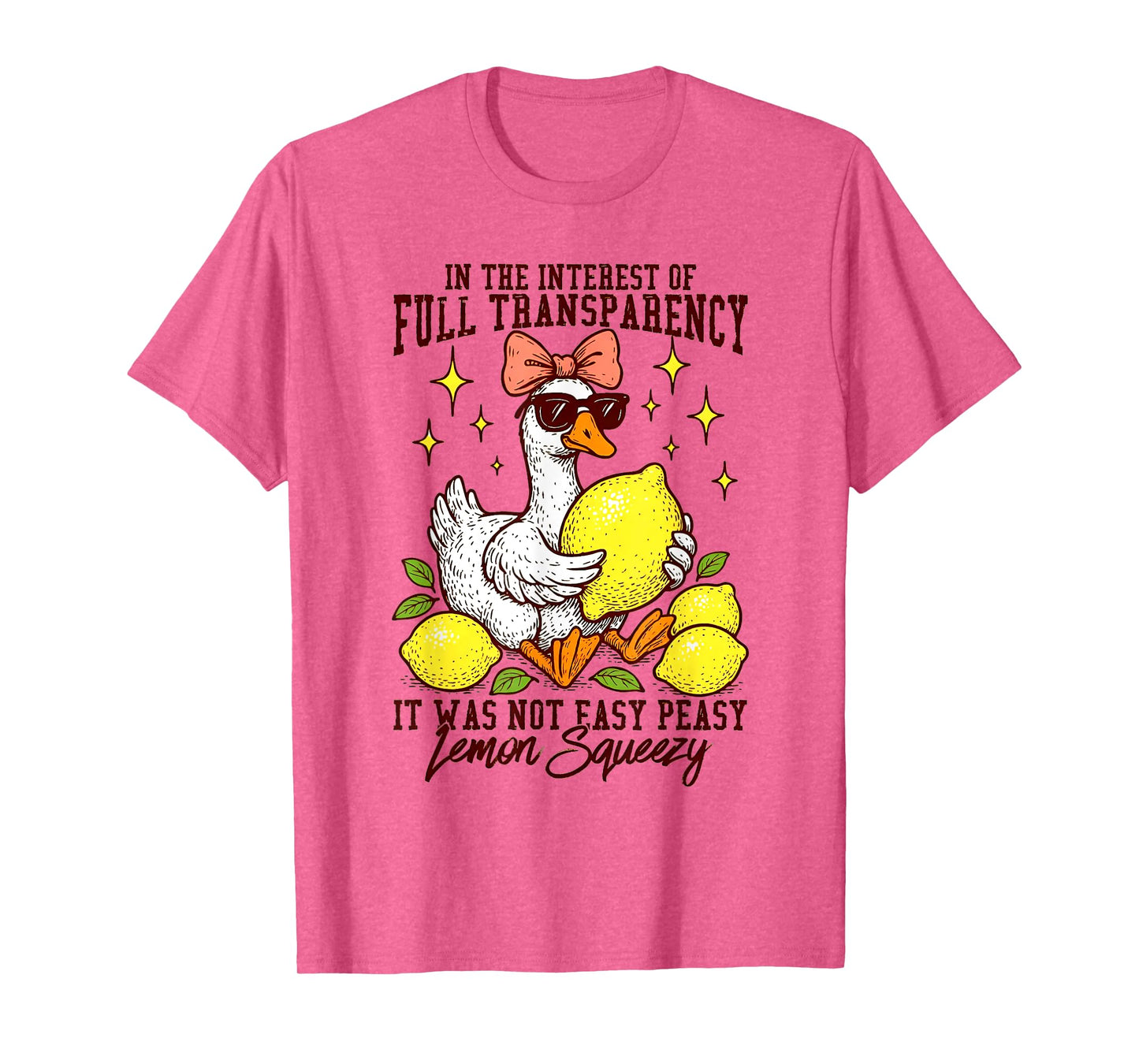 in the interest of full transparency it was not easy peasy T-Shirt