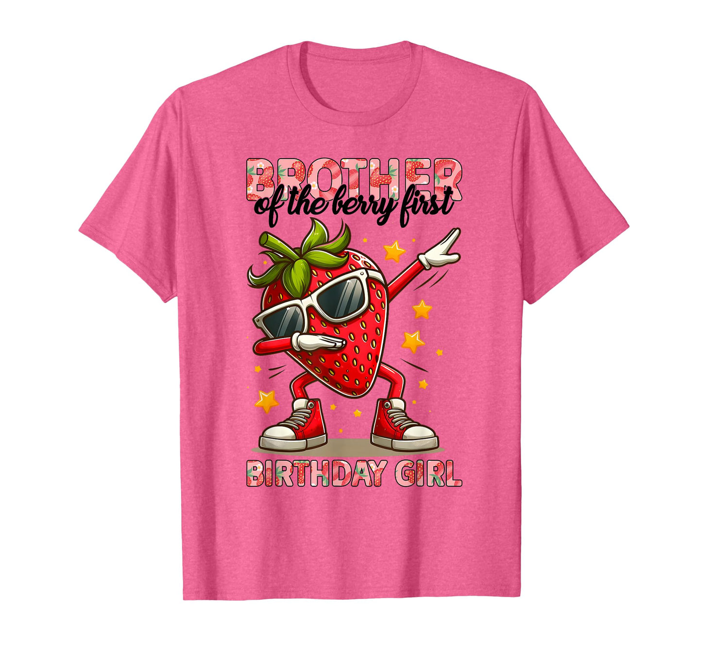 Brother of the Berry Sweet One Strawberry First Birthday 1st T-Shirt