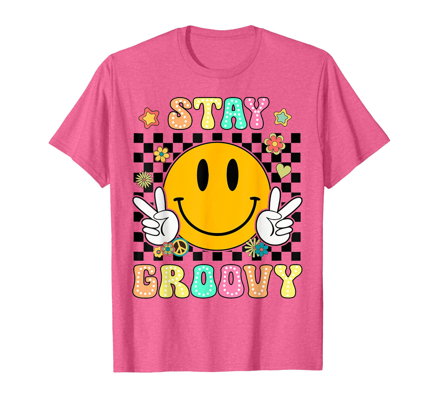 Stay Groovy Retro 60s 70s 80s Costume Theme Party T-Shirt