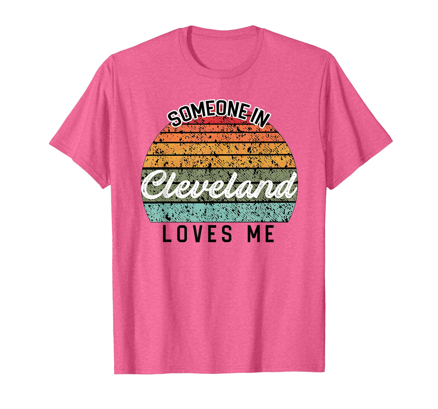 Someone in Cleveland Loves Me United States Family Travel T-Shirt