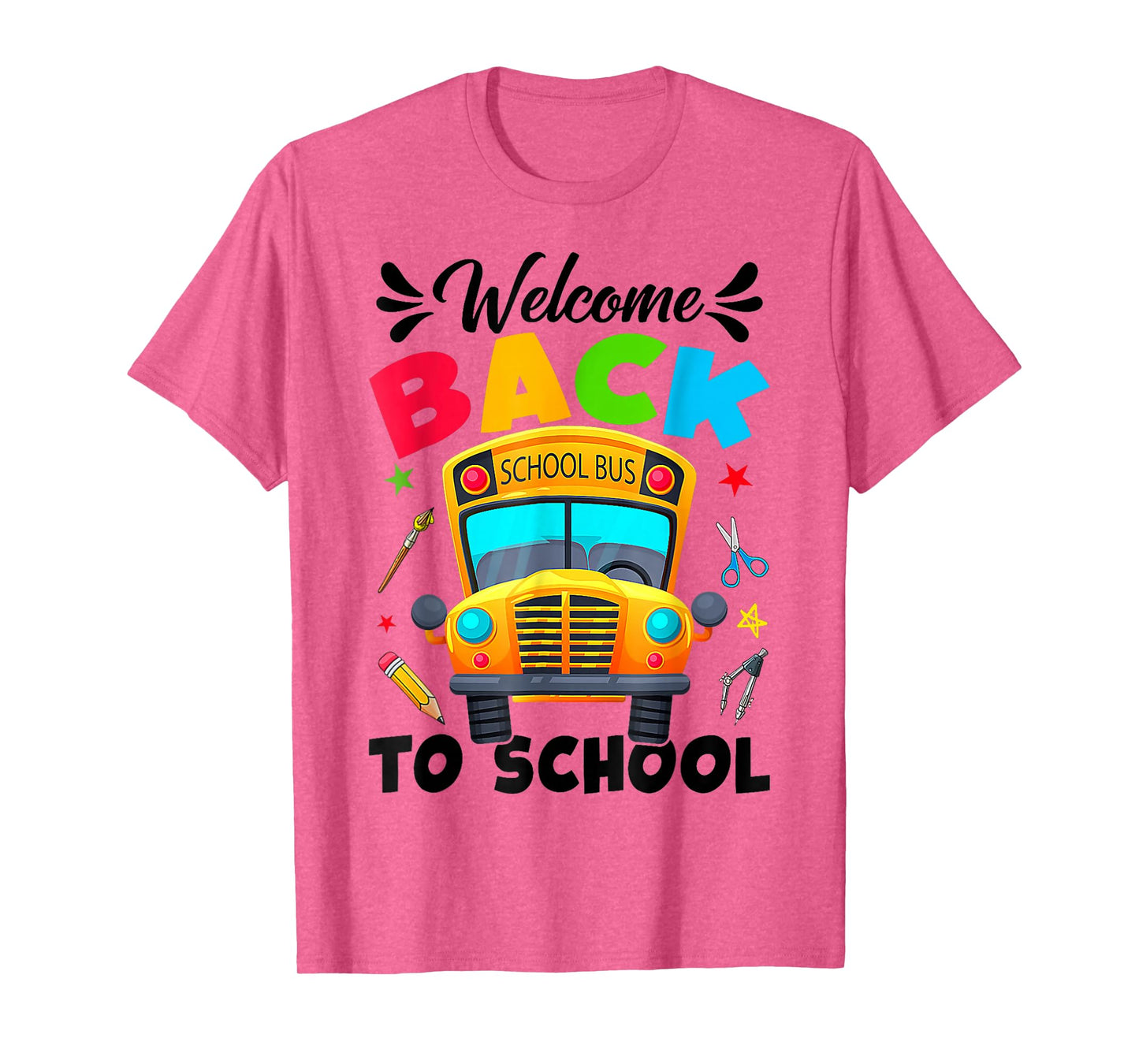 Welcome Back To School Funny Outfit School Bus Driver T-Shirt