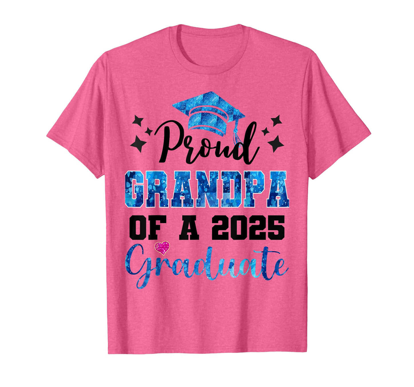 Super Proud Grandpa of 2025 Graduate Graduation Family T-Shirt