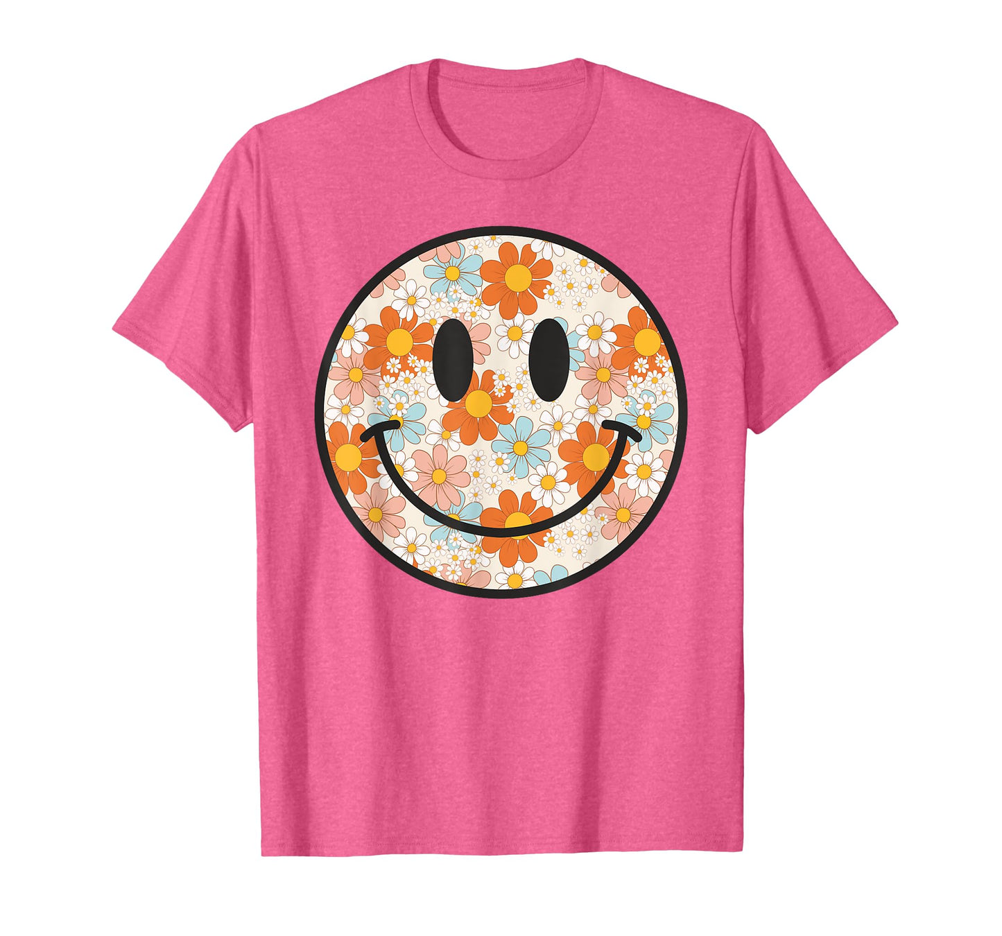 Happy Retro Daisy Smile Face Preppy Aesthetic Men Women Kids T-Shirt