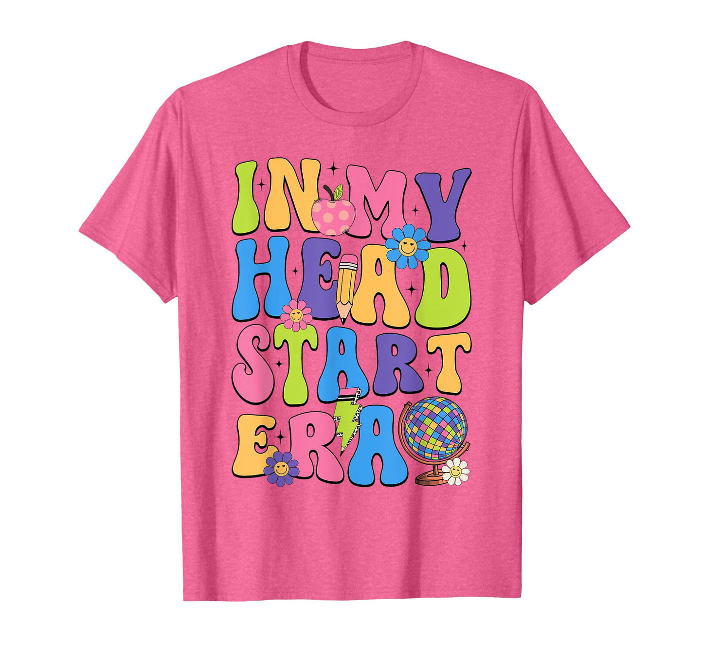 Groovy In My Head Start Era Headstart First Day Of School T-Shirt