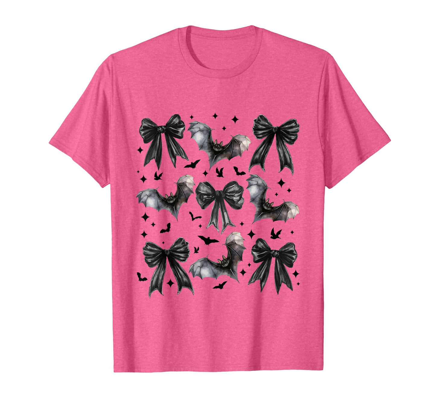 Halloween Bat Coquette Bow Halloween Bat Coquette Bows Women T-Shirt