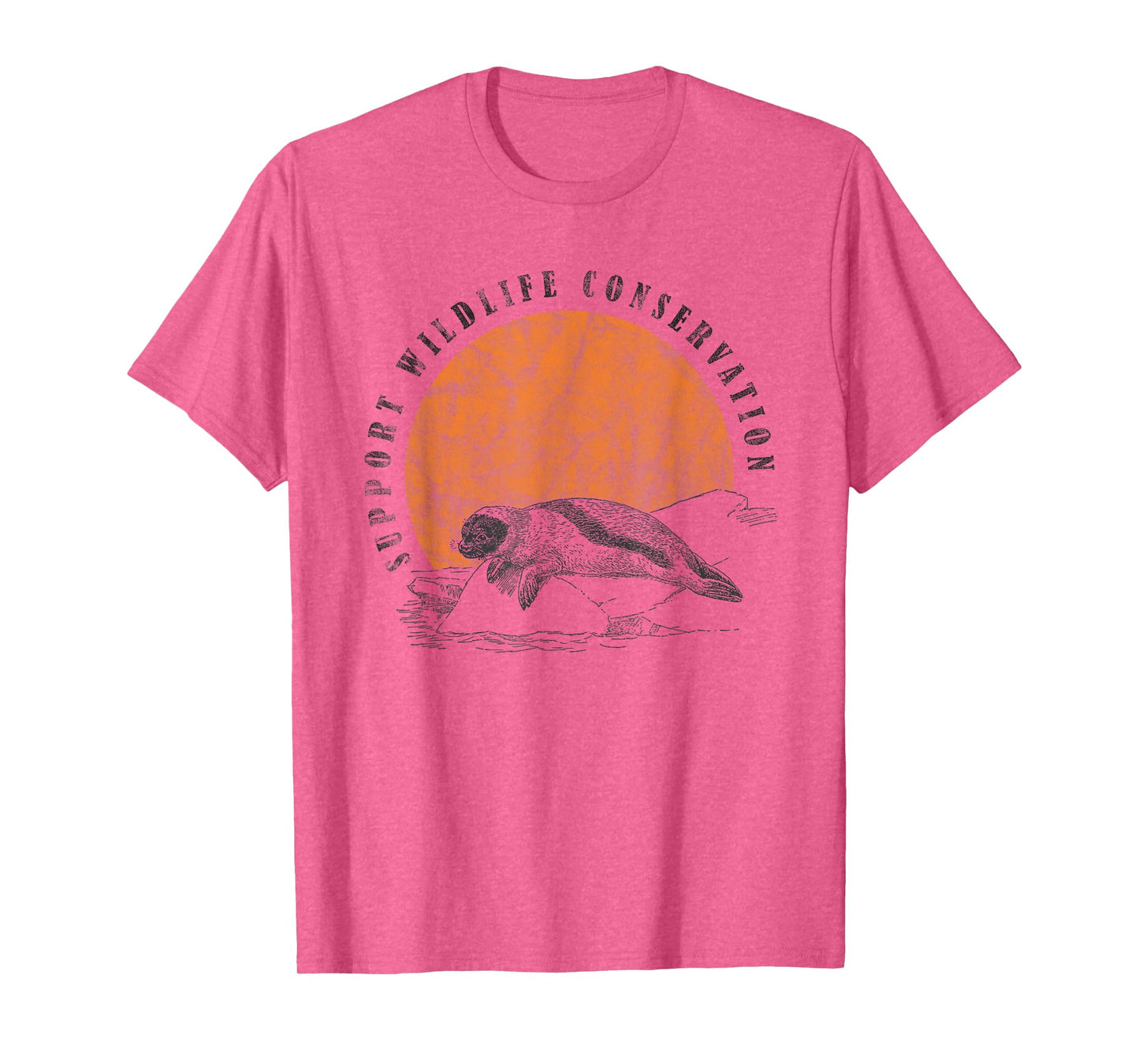 Vintage Wildlife Conservation Baby Seal Lover Gift T-Shirt
