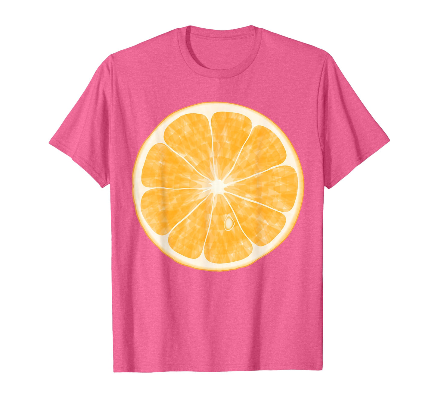 Sliced Orange Fruit Halloween Funny Halloween Design T-Shirt
