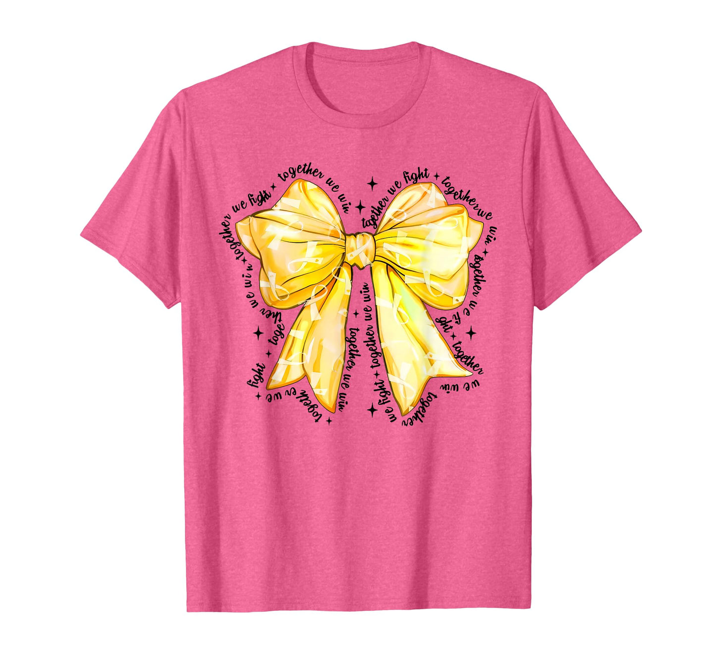 In September We Wear Gold Bow Childhood Cancer Awareness T-Shirt