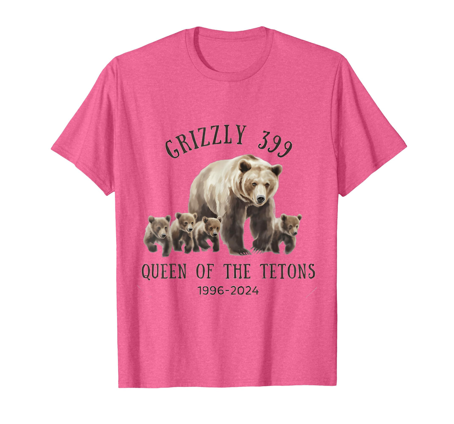 Grizzly 399 Queen Of The Tetons National Park Bear T-Shirt
