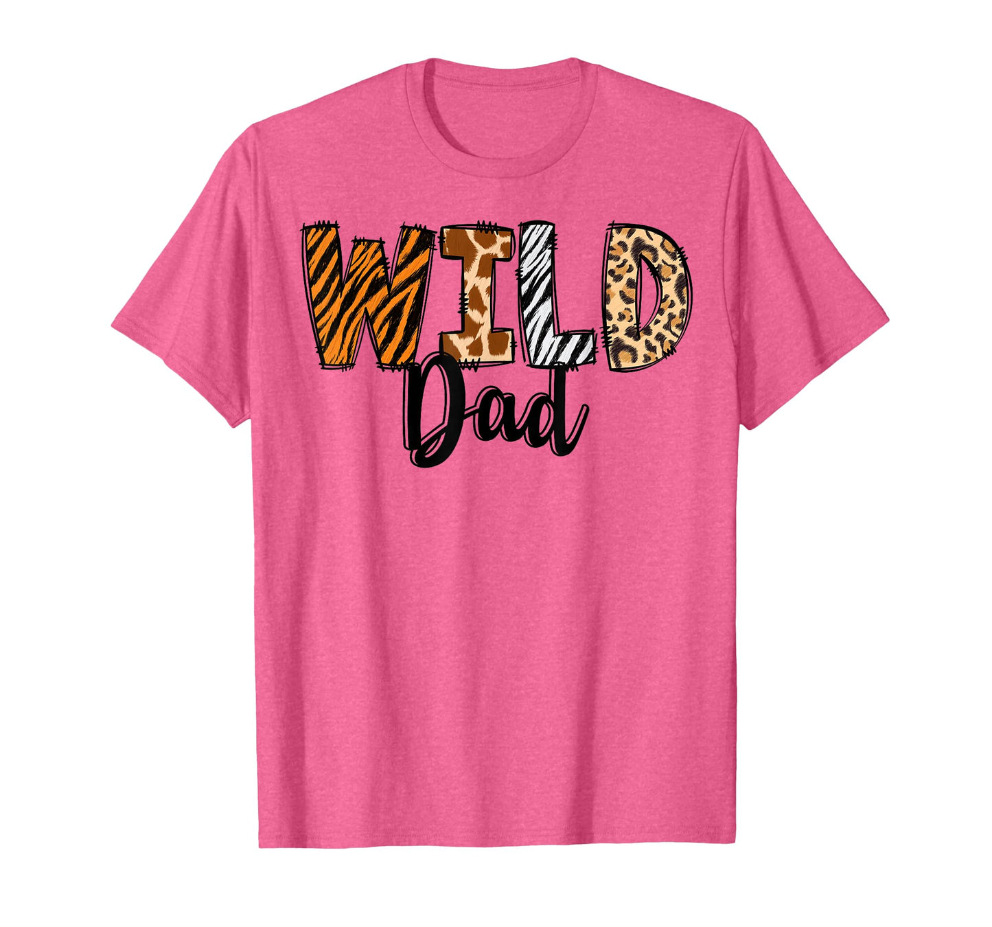 Wild Dad Zoo Born Two Be Wild B-day Safari Jungle Animal T-Shirt
