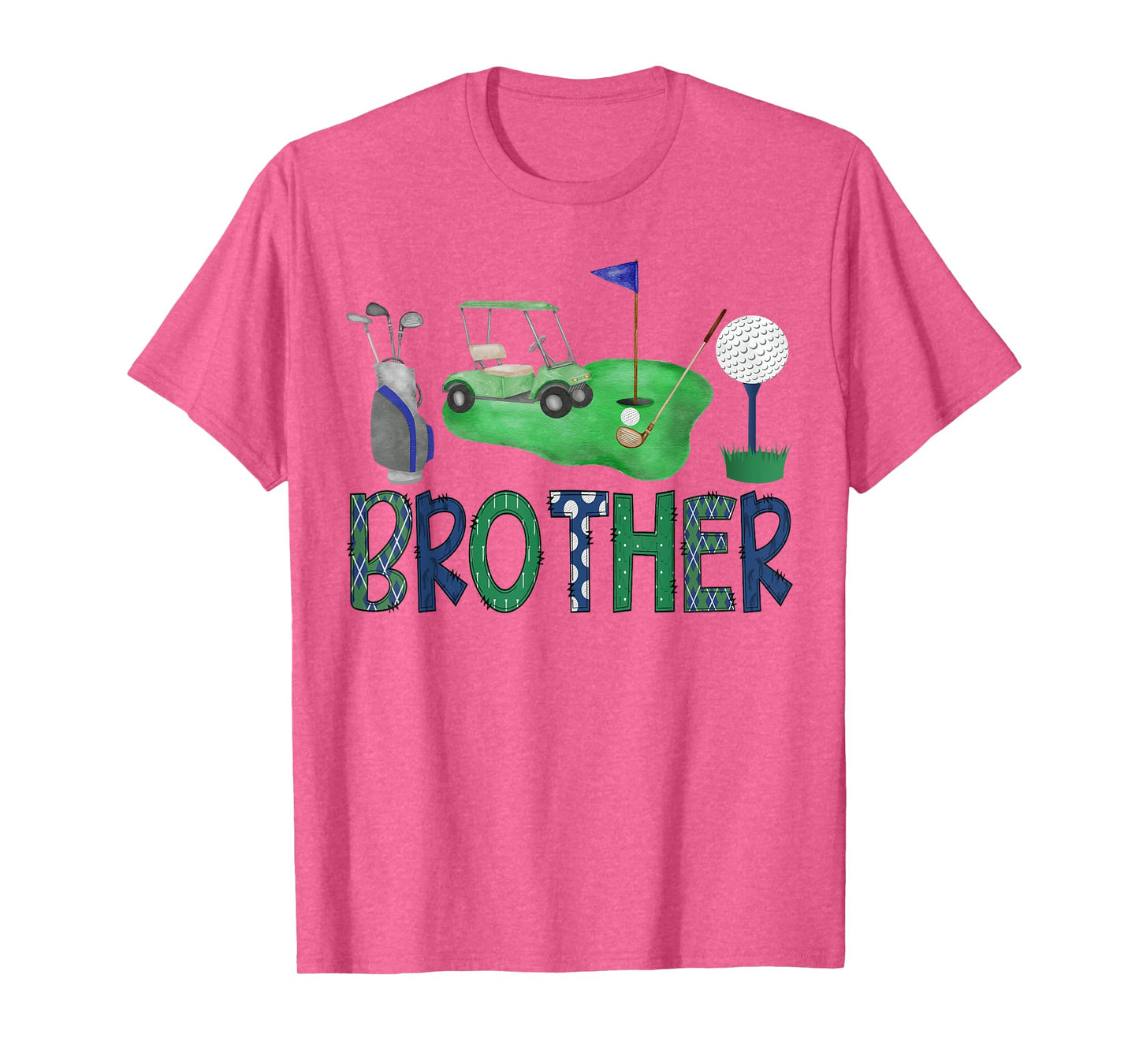 Brother Of The Birthday Boy Hole in One Golf Sport Matching T-Shirt