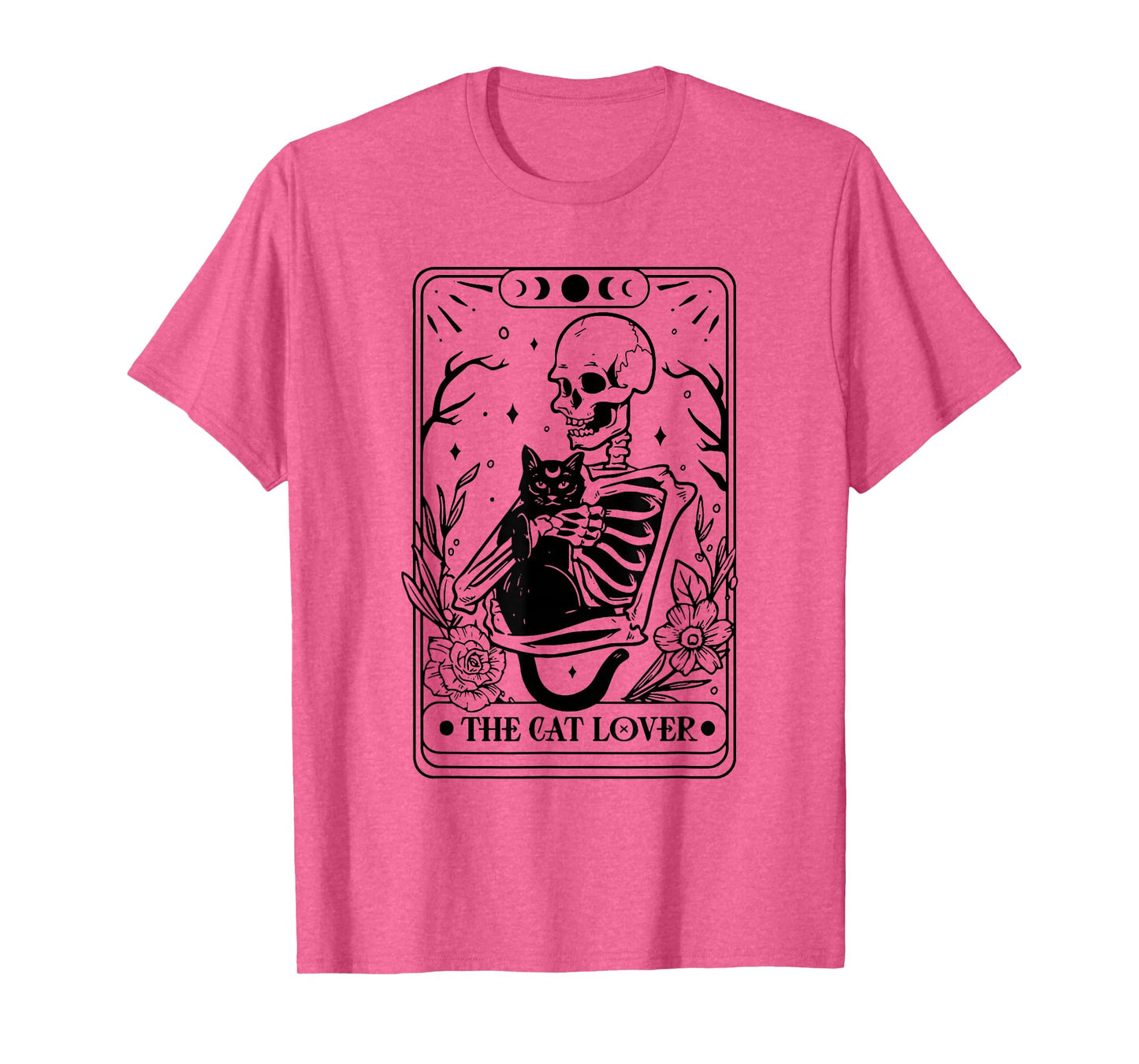 The cat lover tarot, Cat lover, Skeleton and cat, Cat tarot T-Shirt