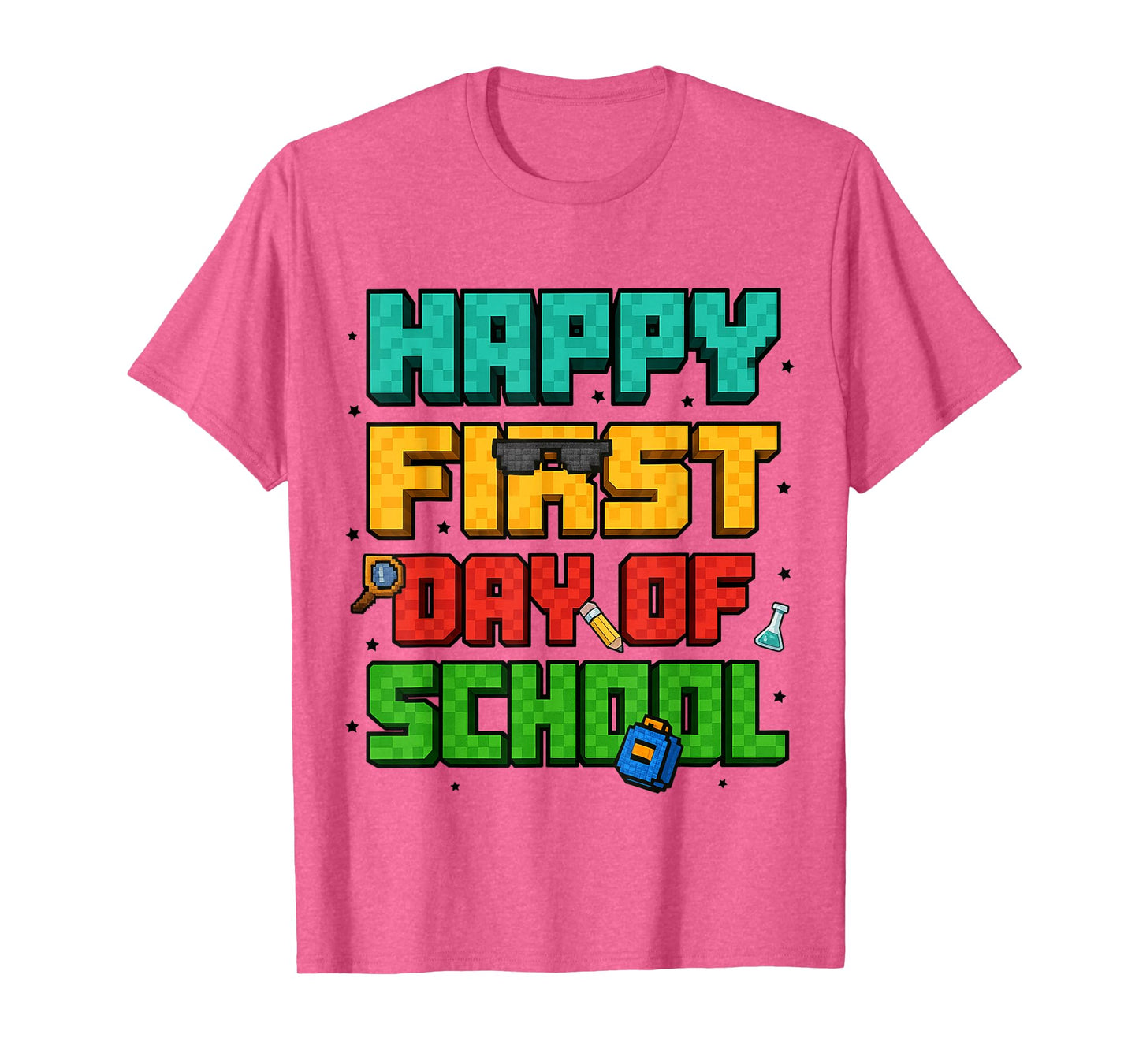 Happy First Day of School Preschool Kindergarten Boys Kids T-Shirt