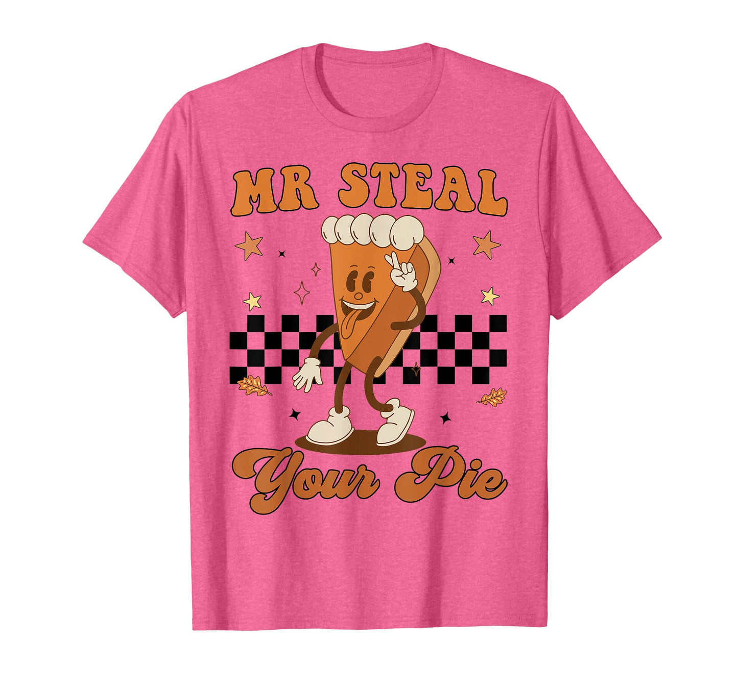 Toddler Boy Thanksgiving Mr Steal Your Pie Kids Men Women T-Shirt