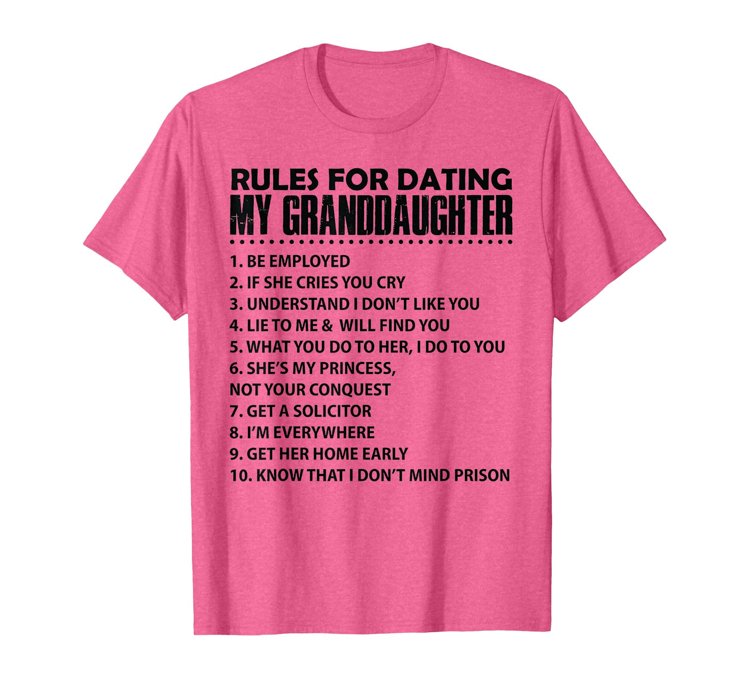 Rules For Dating My GrandDaughter TShirt